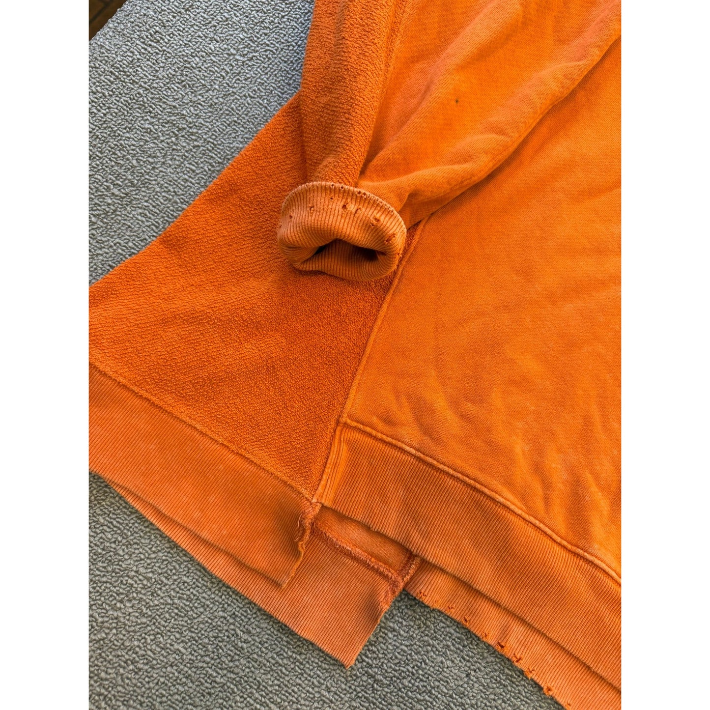 We The Free Women's Size Small Orange Pullover Sweater Baggy Over Size