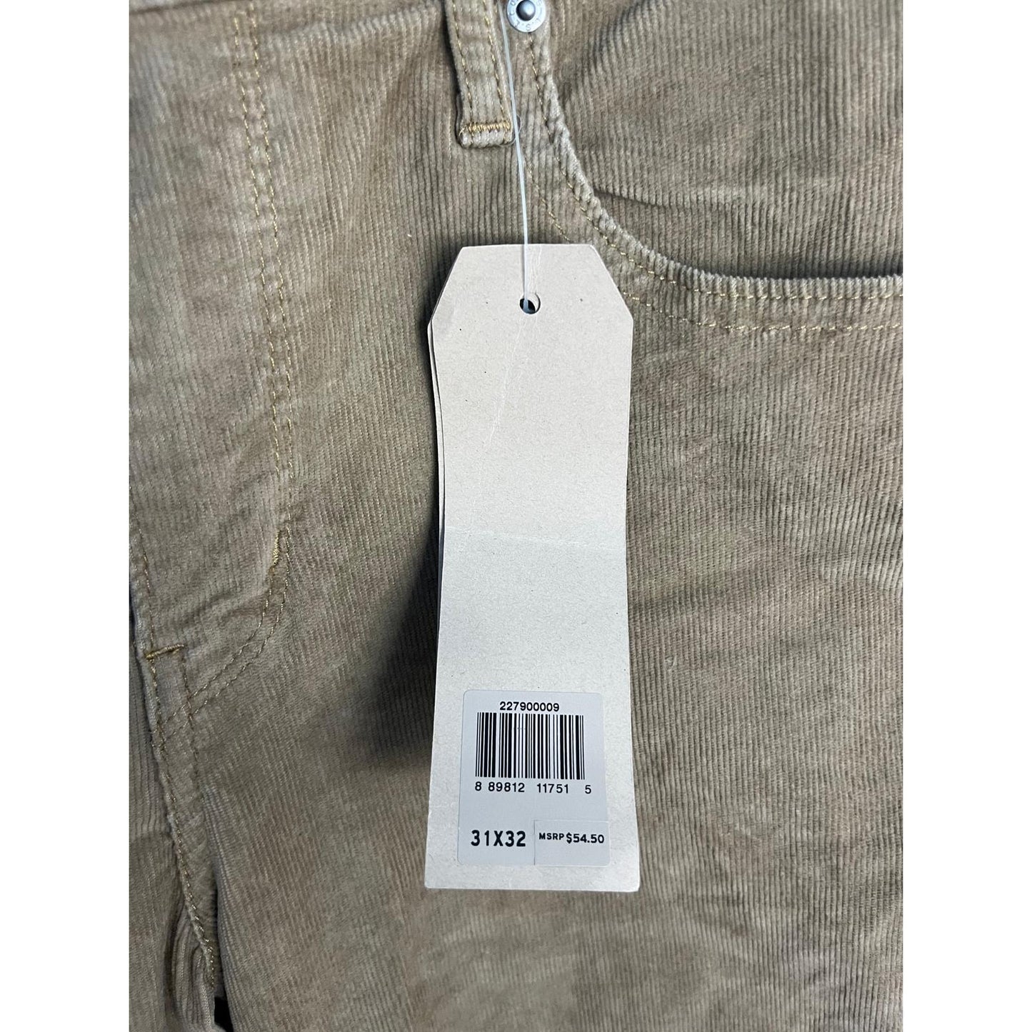 Levi's Corduroy Flare Pants Women 31 High Rise Brown NWT Retro Y2K