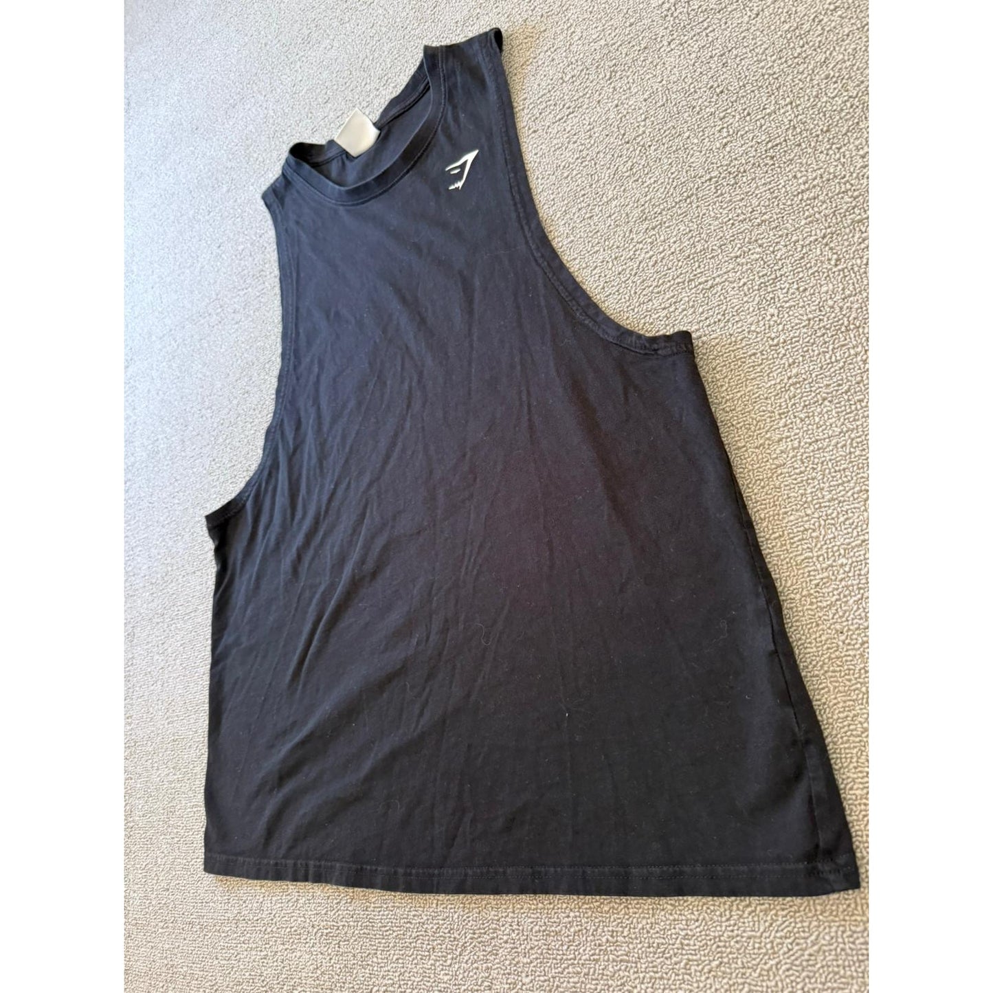 Gymshark Women Small Black Muscle Fit Tank Top