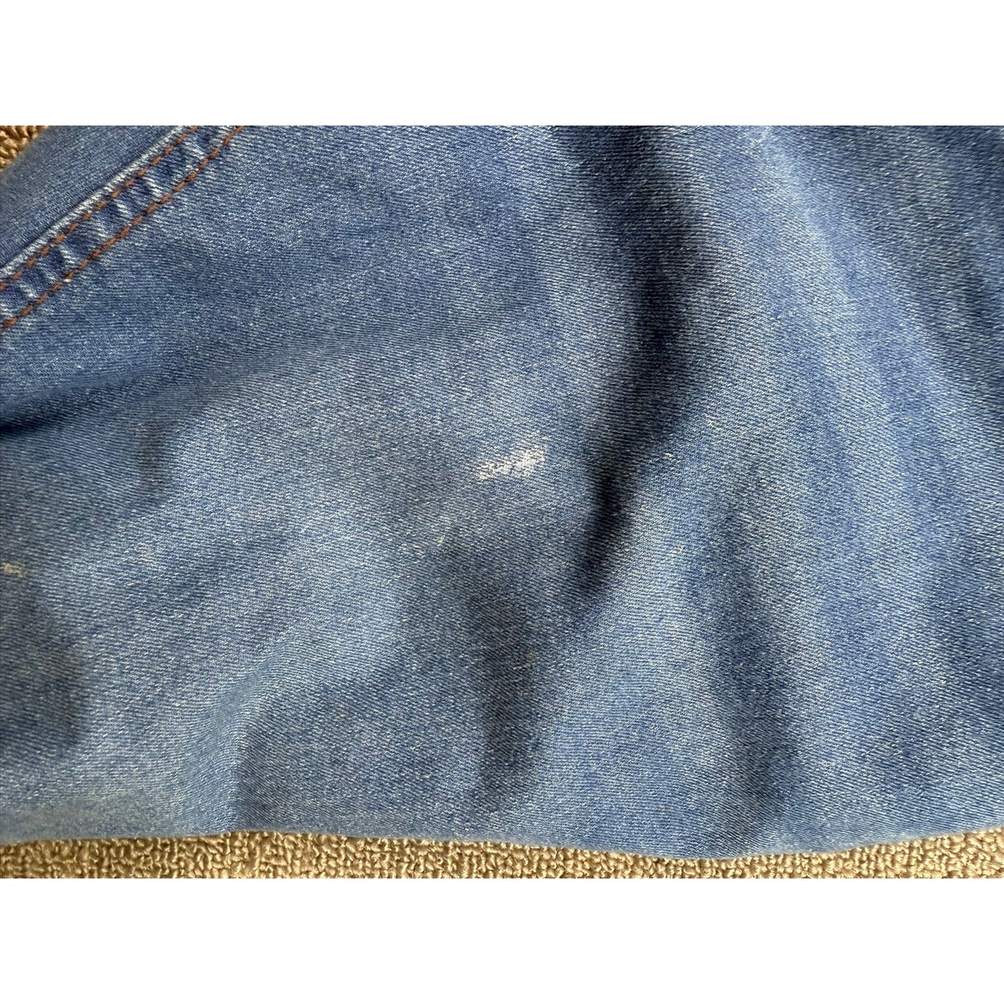 Copper And Oak Men's Size 34x32 Blue Straight-leg Jeans