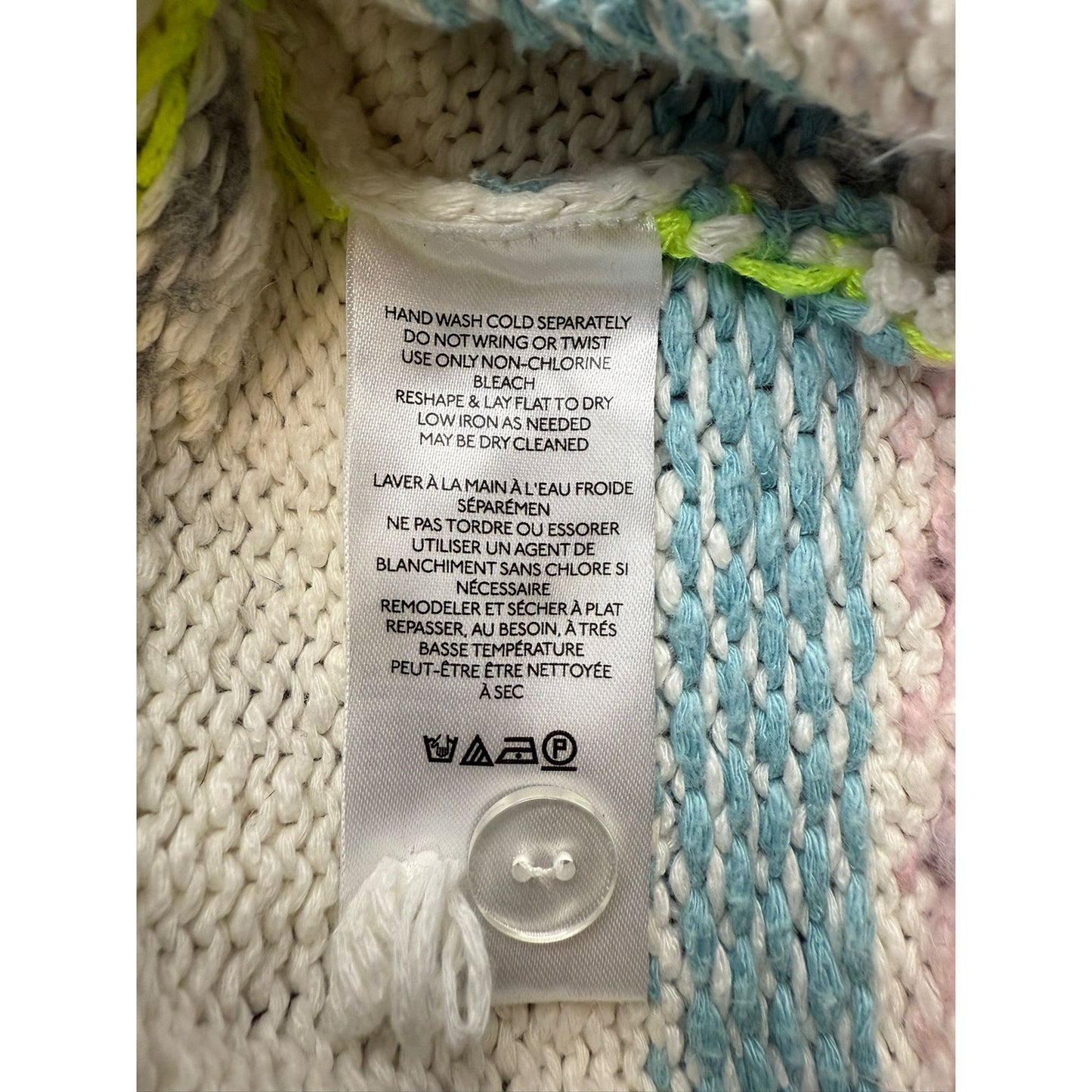 Anthropologie Women's XS/S Multi Color Removable Hooded Sweater