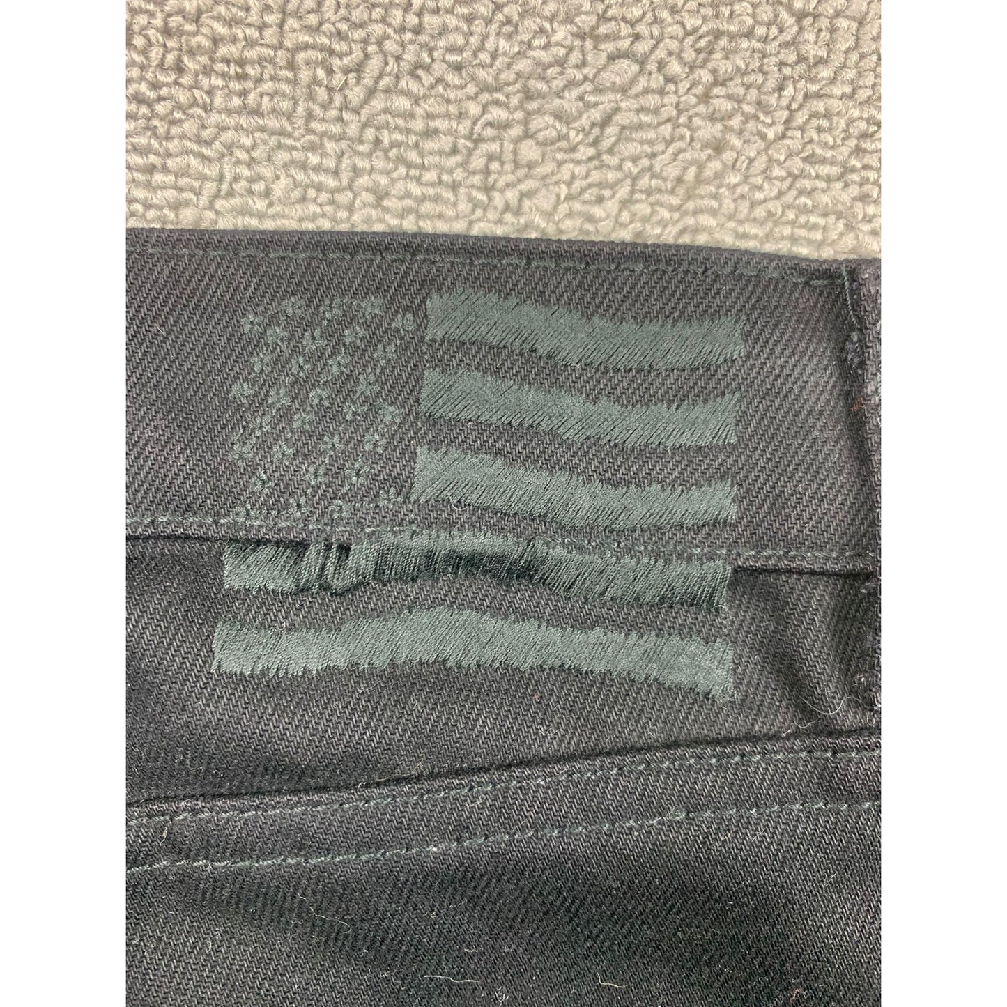 Revice Ex Boyfriend On & Off Again Jeans 25 Black White Button