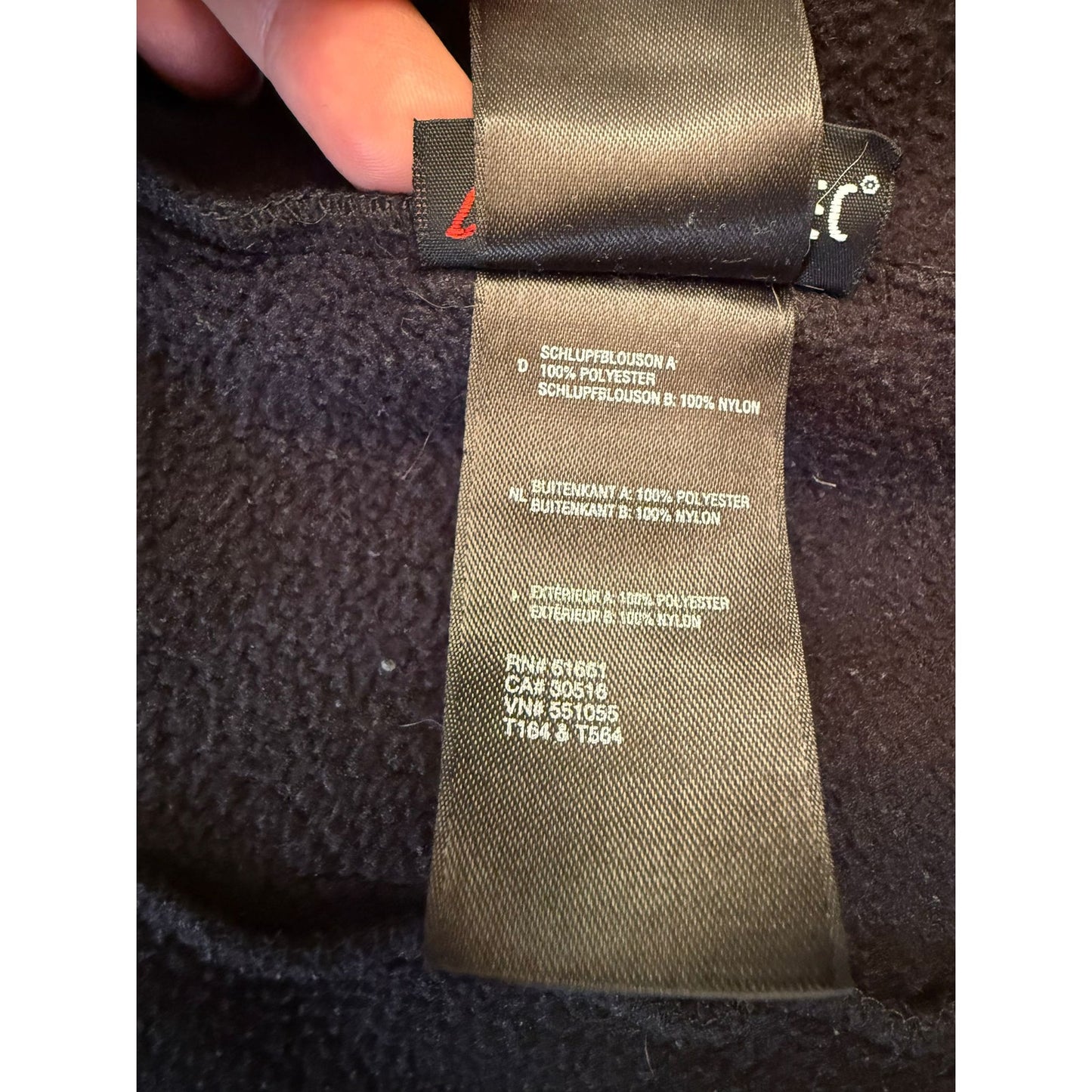 The North Face Polartec Women's XS TP Black Fleece Full Zip Outdoor Jacket