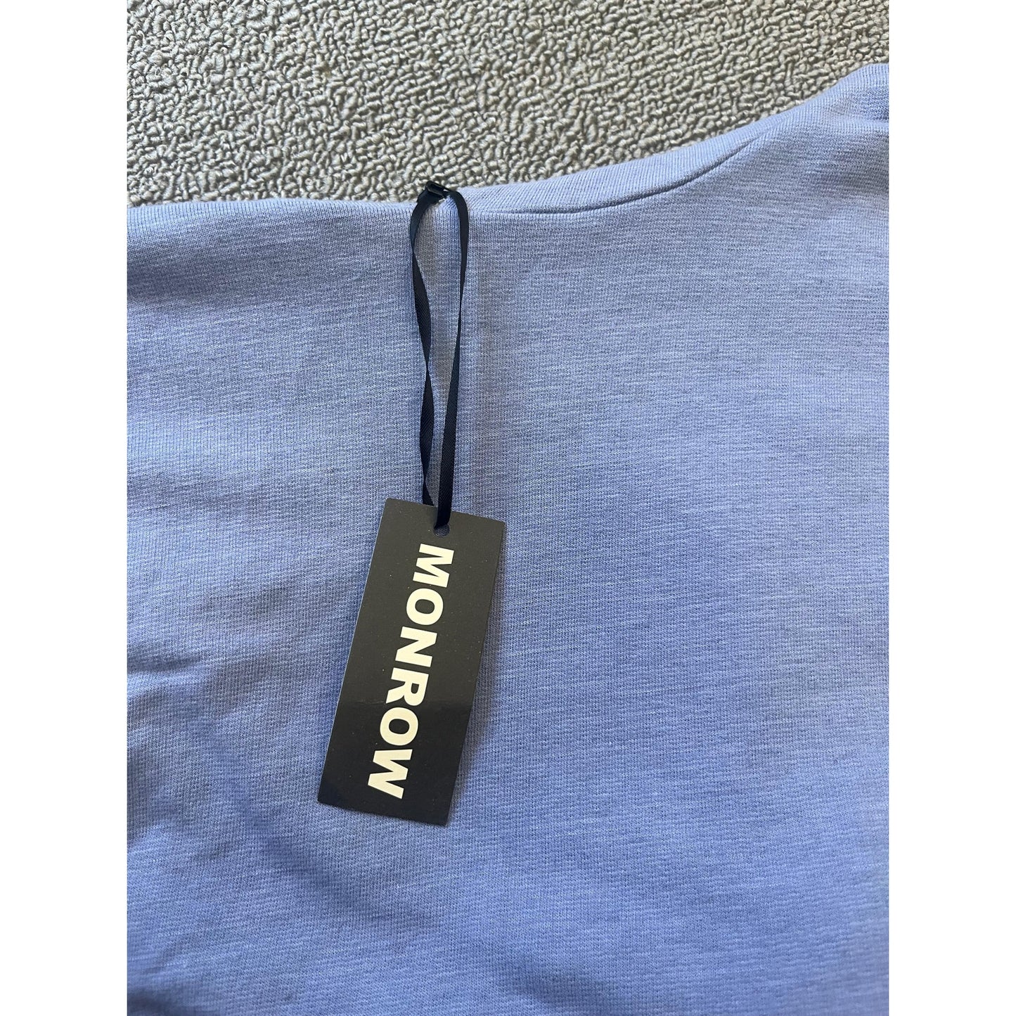 MONROW x Equinox Women's XS Lavender Hooded Sweatshirt Pullover Hoodie