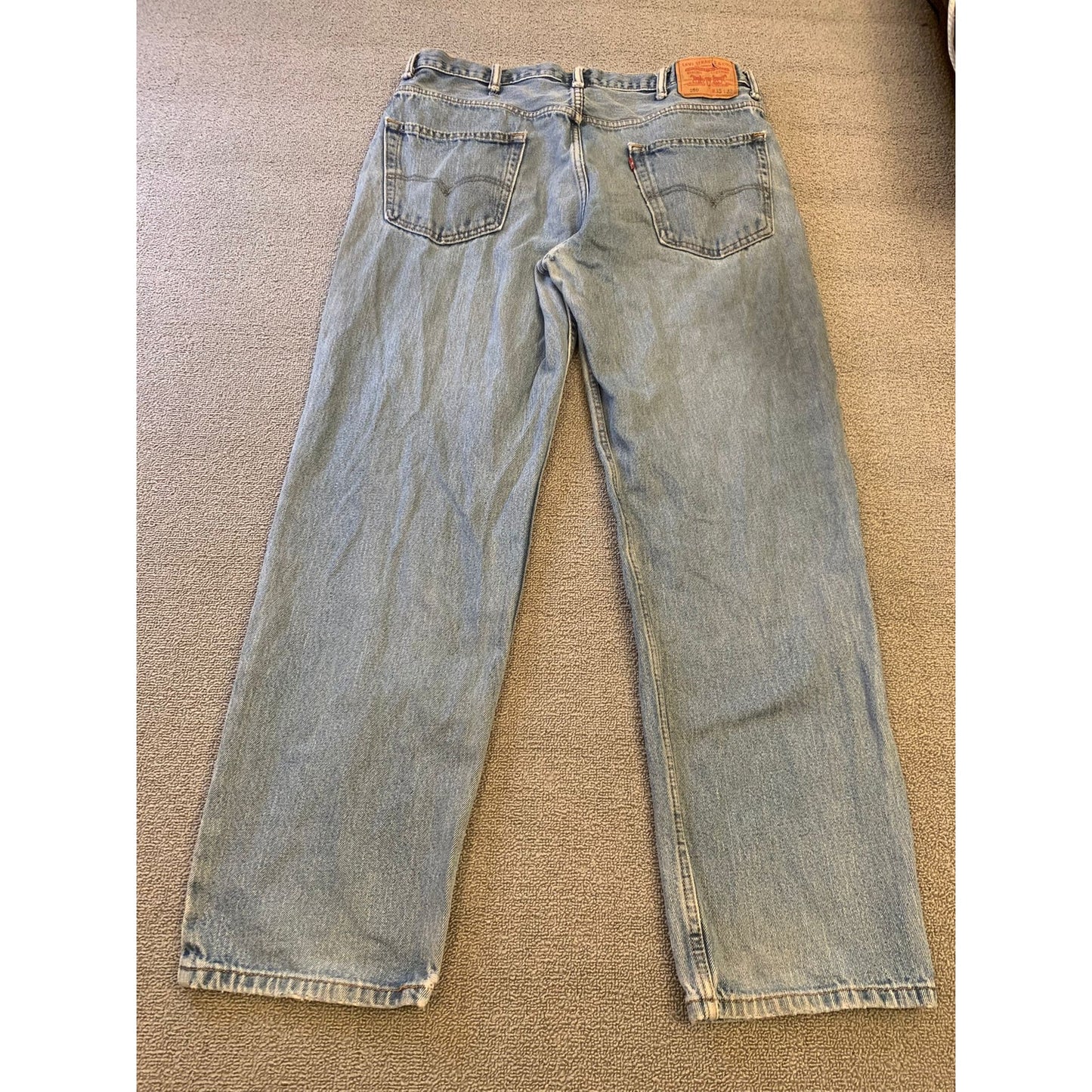 Levi's 550 Men 38x32 Blue Loose Fit Tapered Leg Jeans