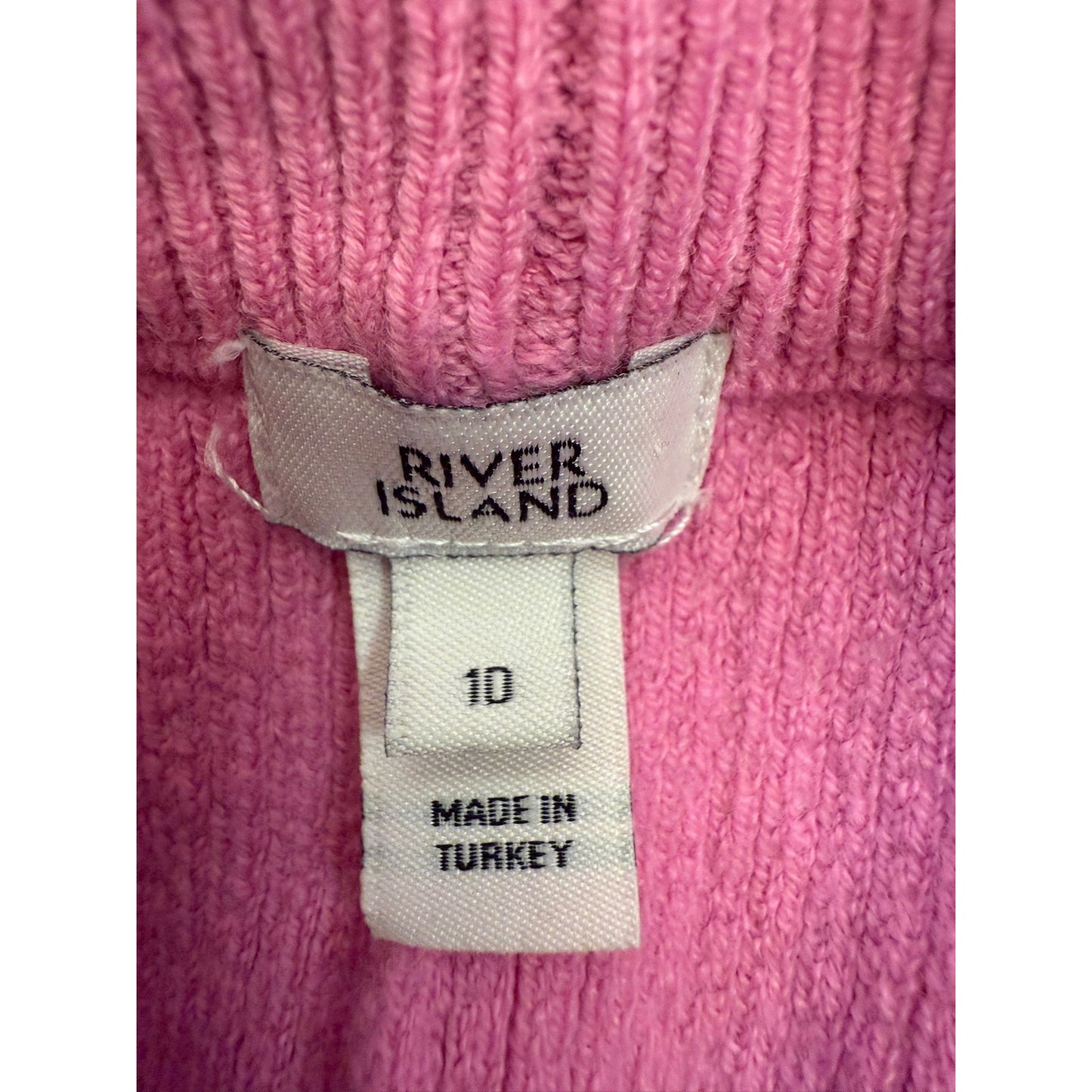 River Island Women Size 10 Pink Jumper Set Wide Leg
