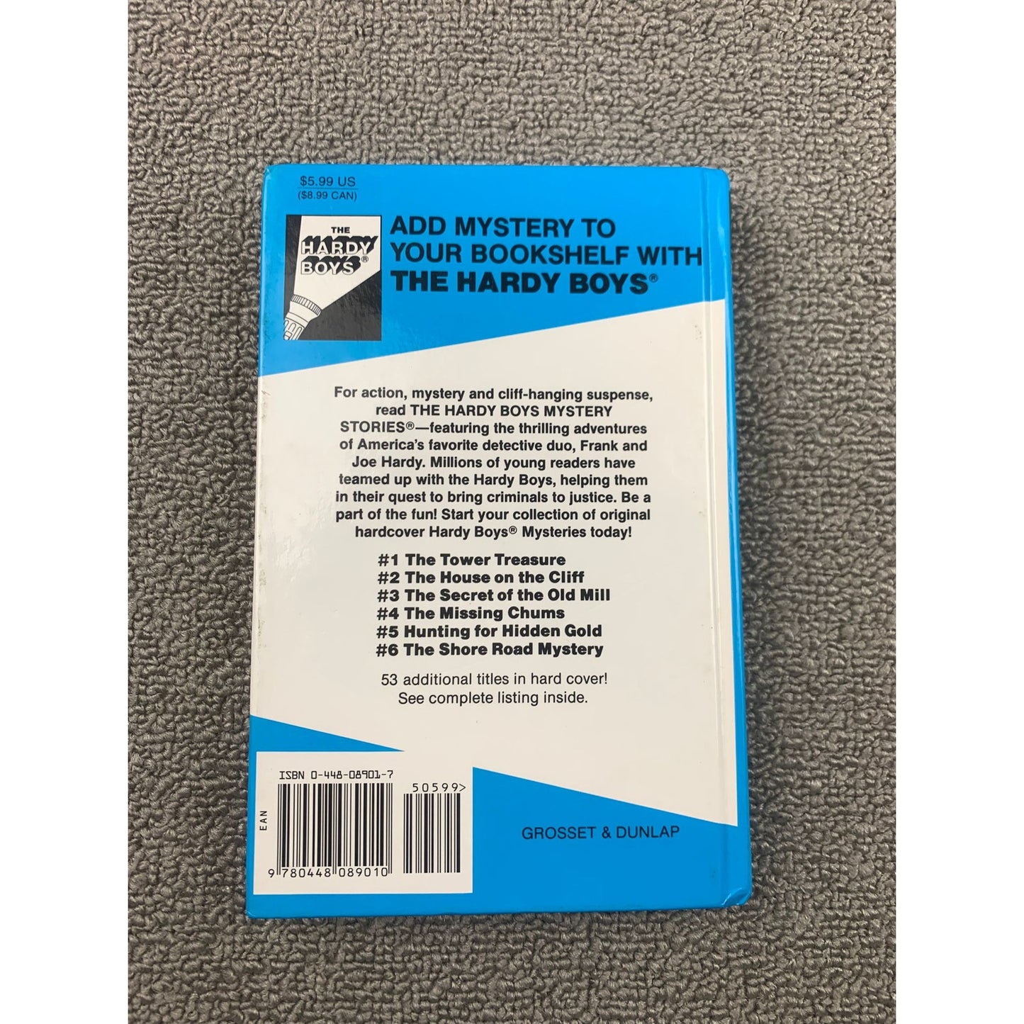 The Hardy Boys The Tower Treasure/The House On The Cliff 1 & 2 Set