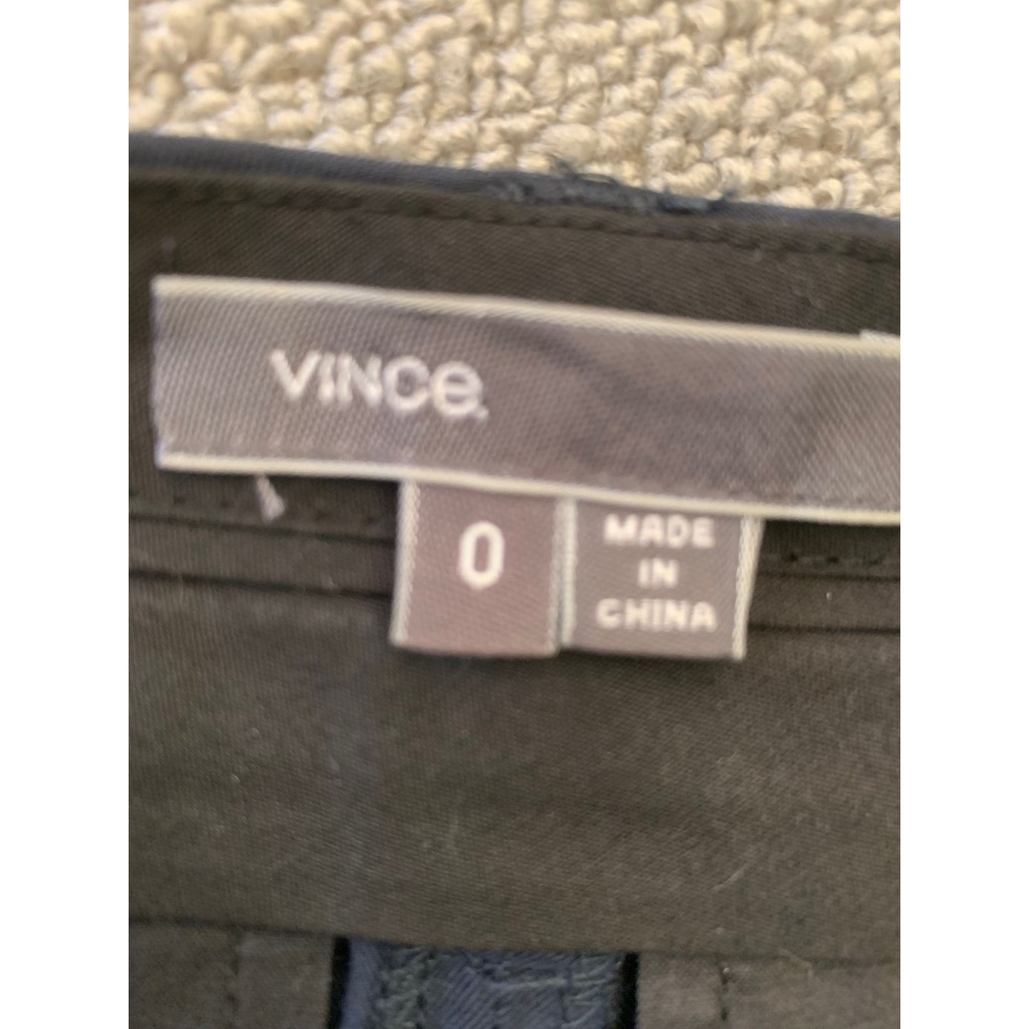 Vince Women's 0 Black Cropped Pants Ankle Trousers