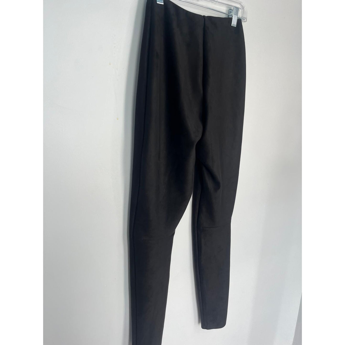 Commando Faux Suede Leggings Women S Black High Rise Stretch Pull On