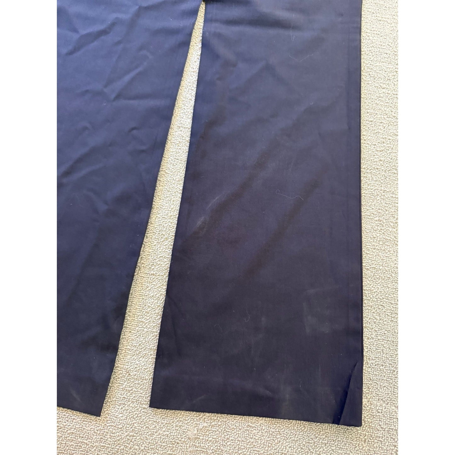 BOSS Hugo Boss Women's Dark Navy Wide Leg Pants US 10 Professional Style