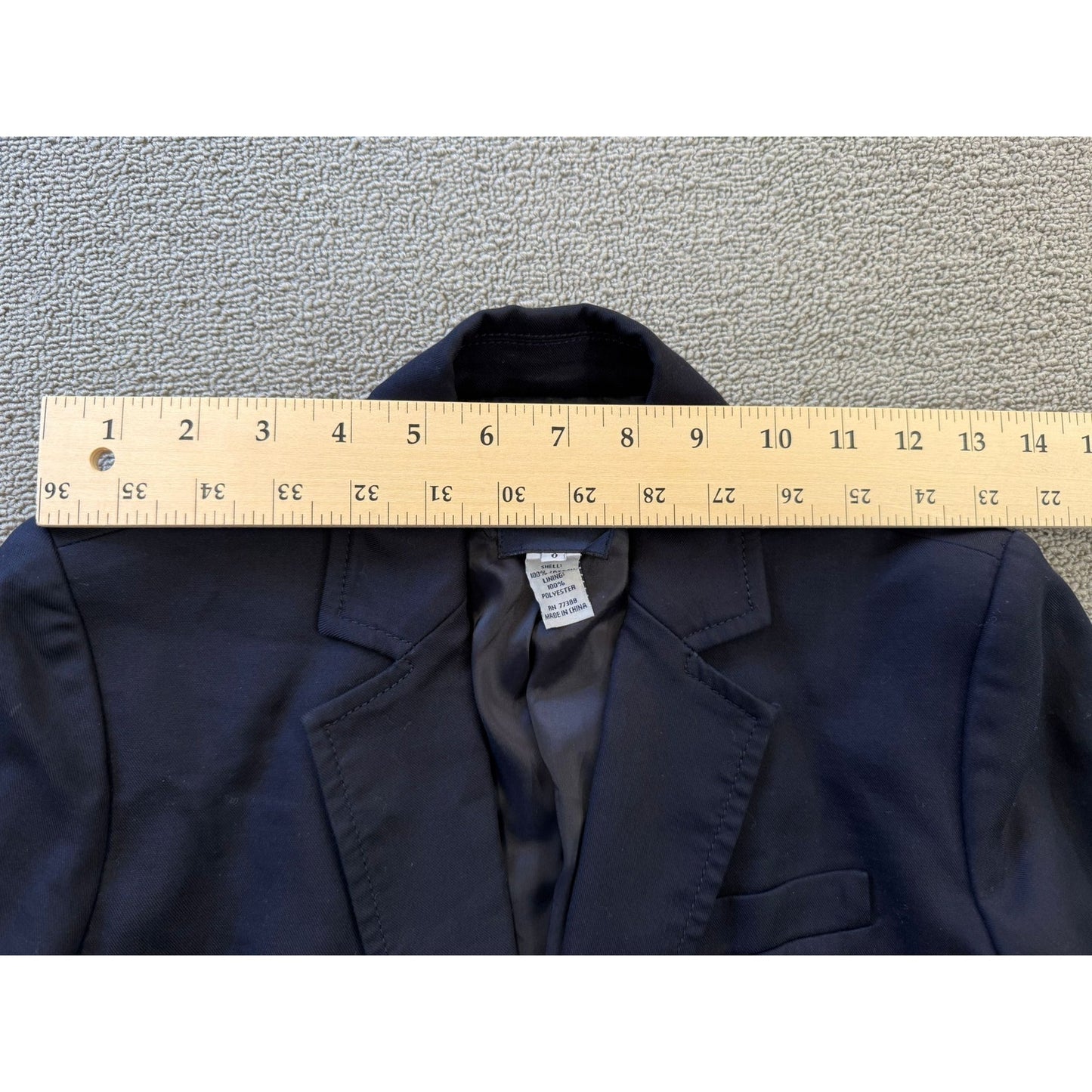 J.Crew Womens 0 Blue Two Button Long Sleeve Blazer Jacket Coat