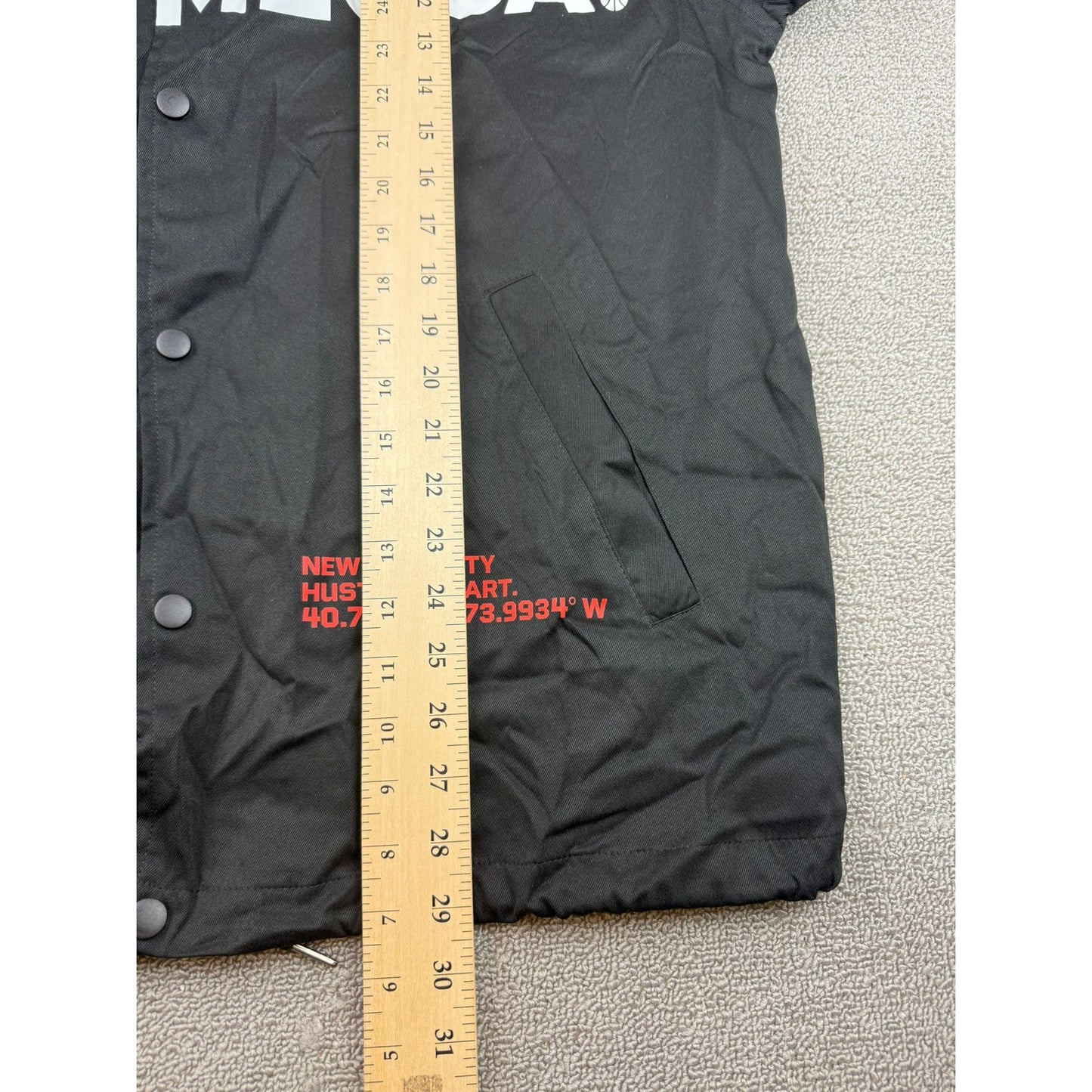 DoorDash Ace’s The Mecca NYC Coach Jacket Black XL