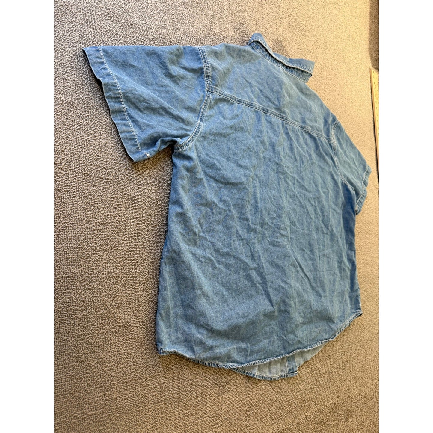 Vintage Looney Tunes Women's 18W/20W Cotton Denim Shirt Syl & Tweety