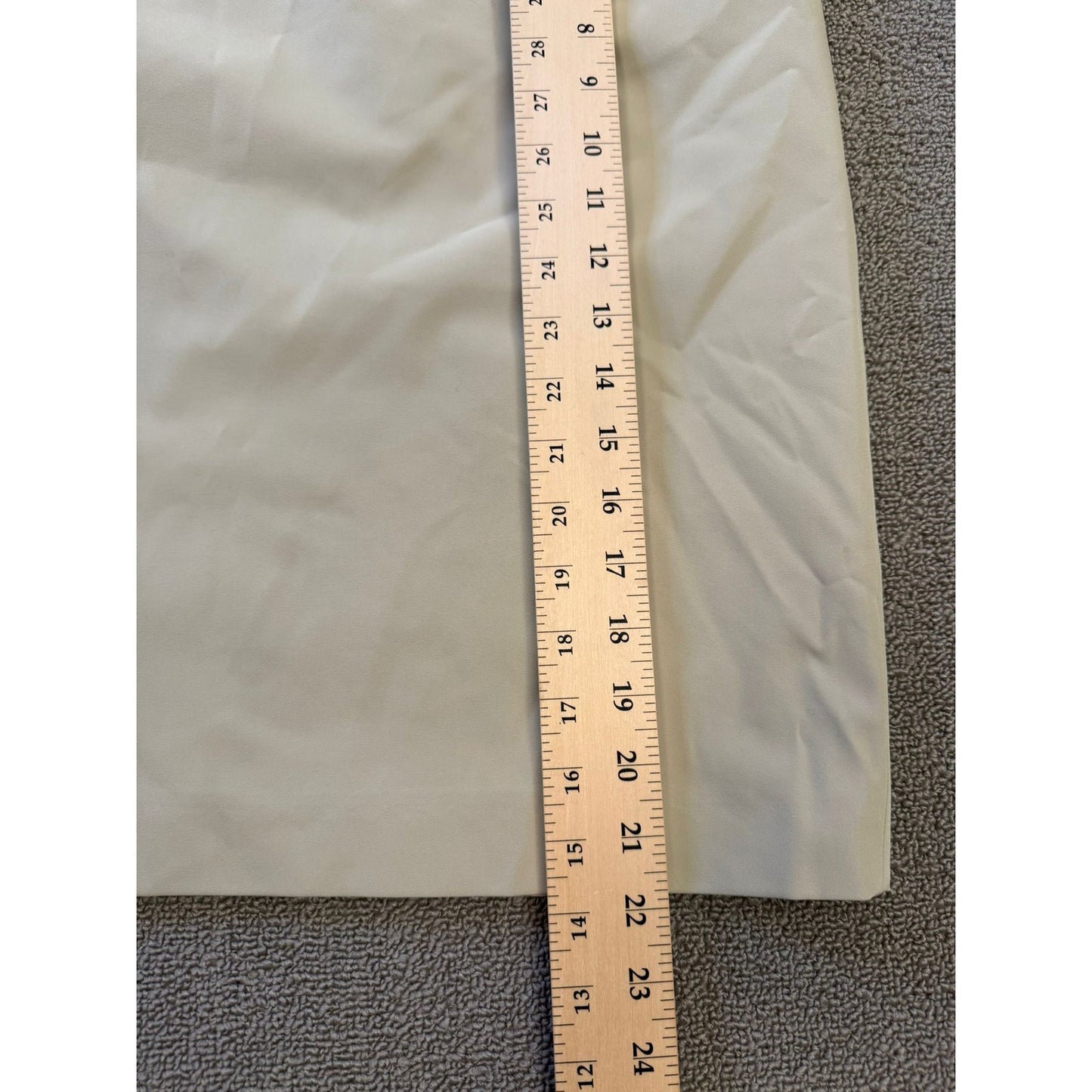 TEENFLO Women's Pencil Skirt Size 2 White Career Business Professional