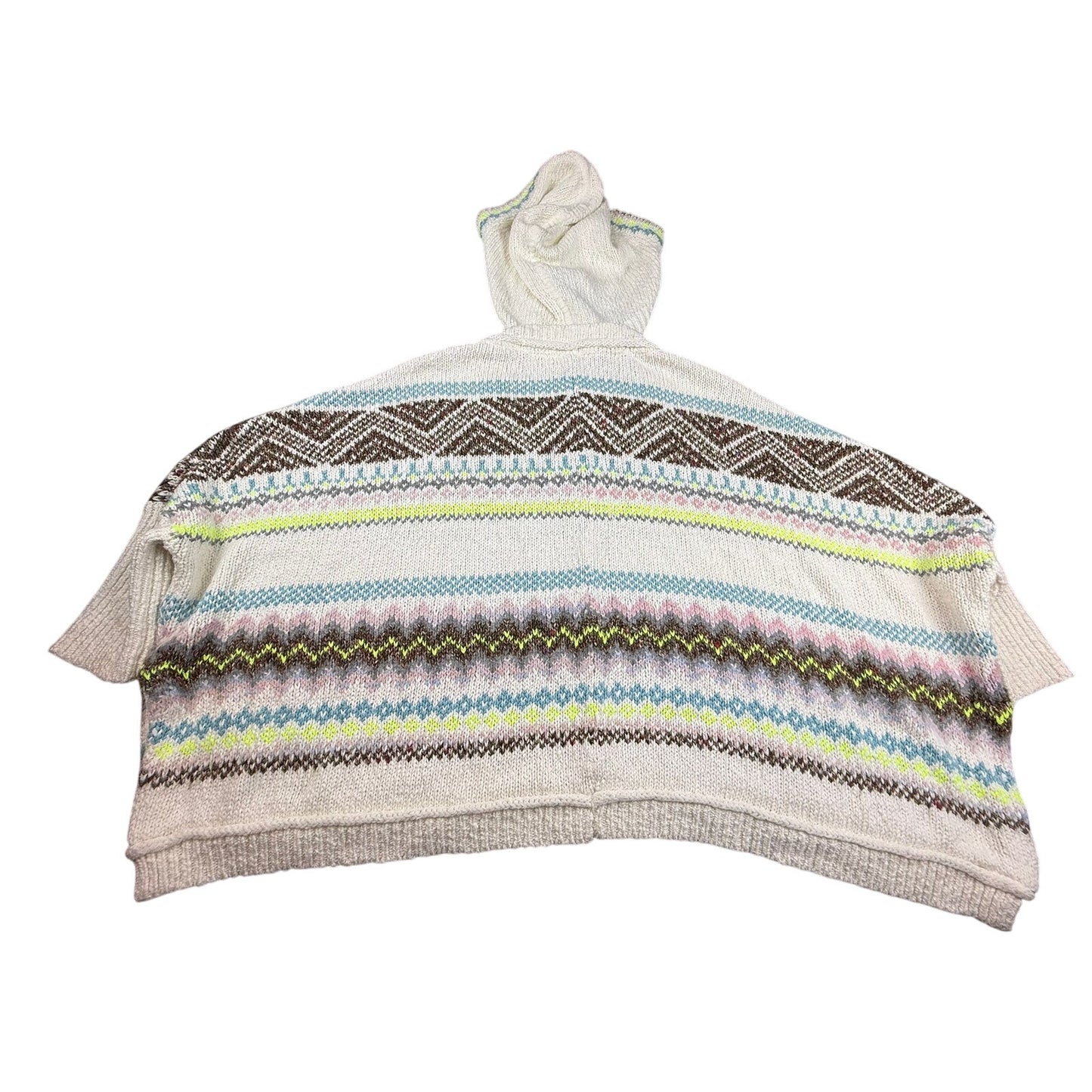 Anthropologie Women's XS/S Multi Color Removable Hooded Sweater