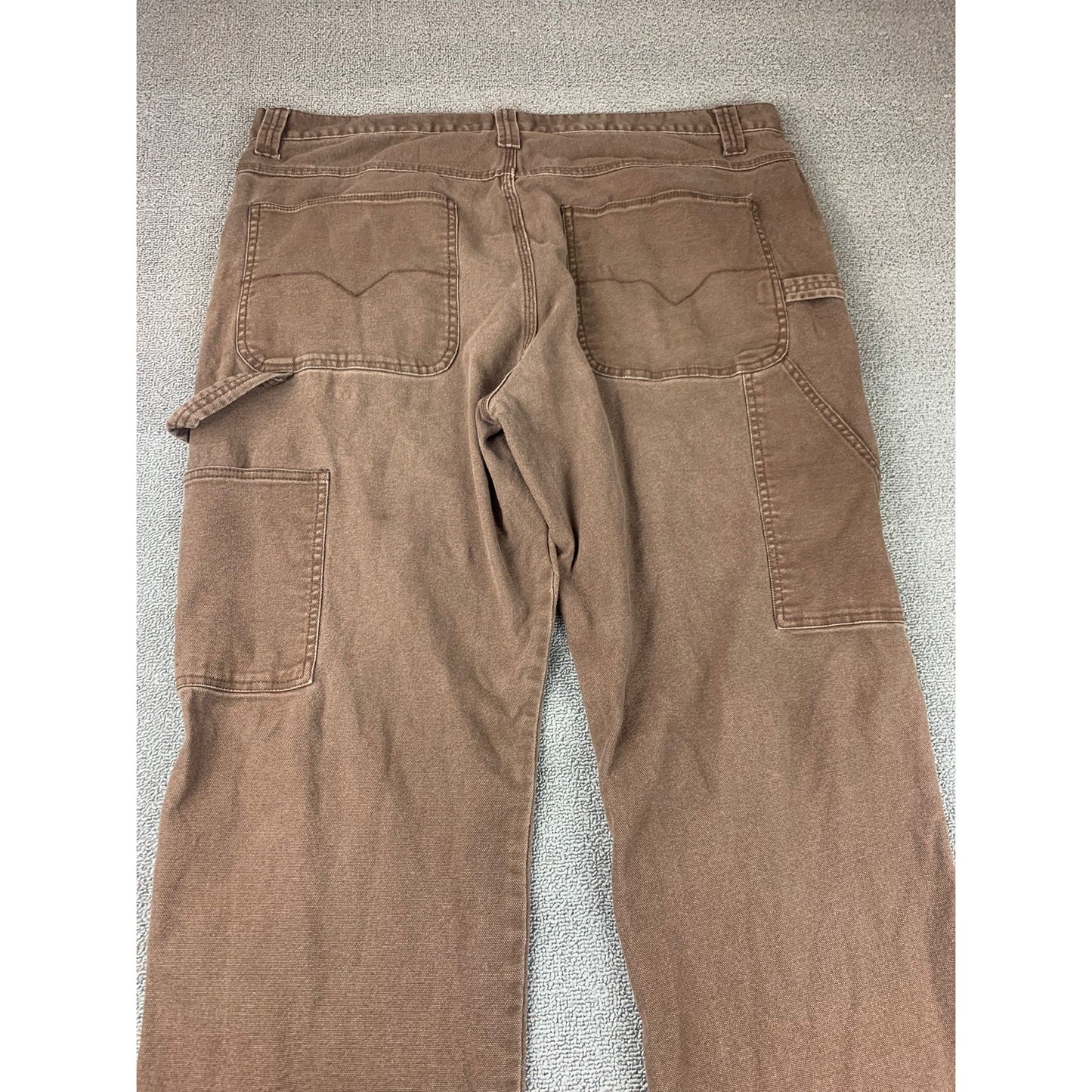 Real Ranch Men 40x34 Brown Work Cargo Pants