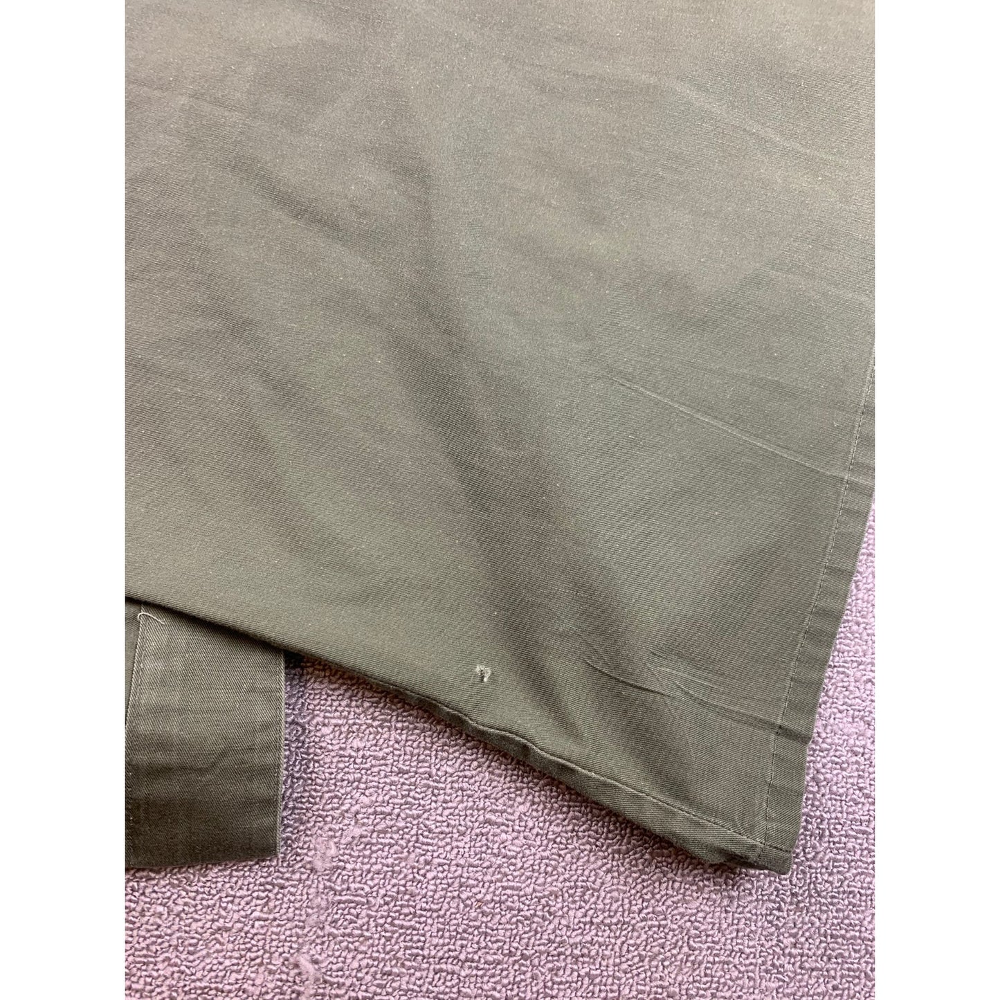 Selma Apparel Military Utility Shirt Jacket Men Olive Green OG 507 Vintage