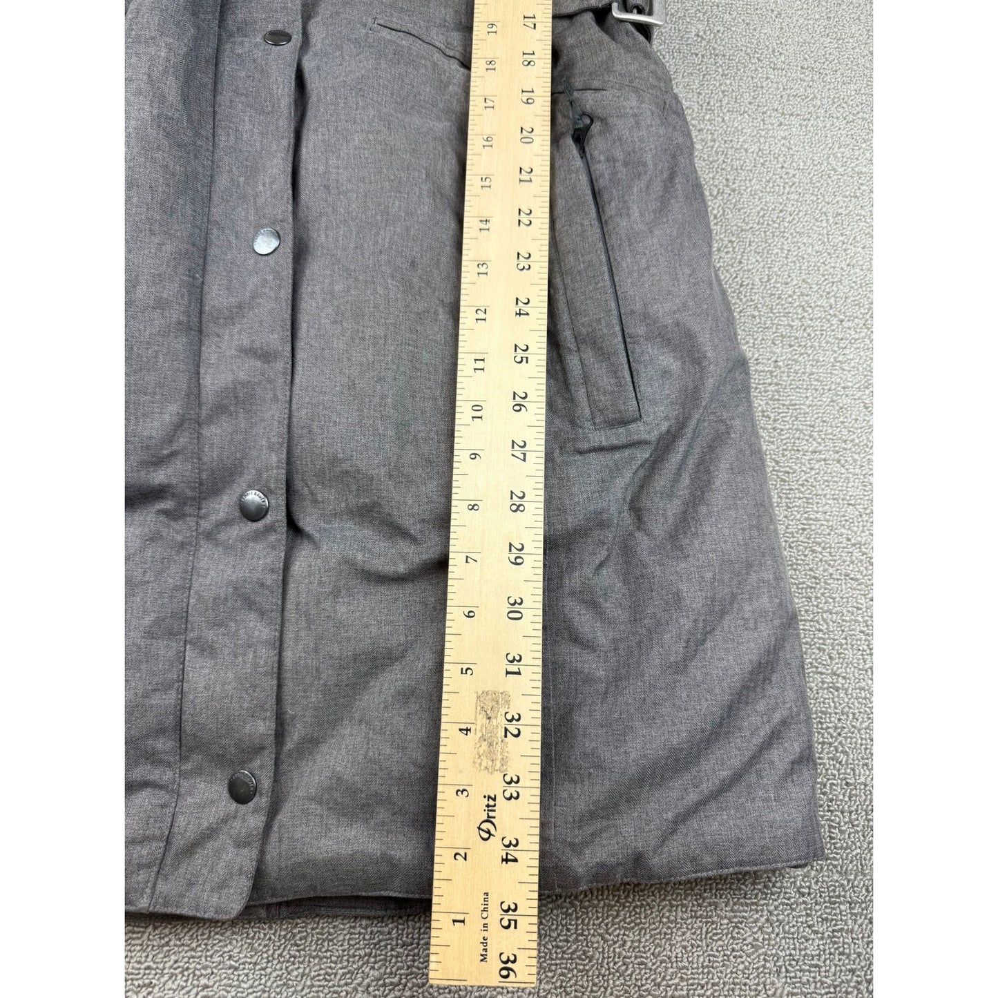 Eddie Bauer Women's Medium Gray Superior Down Stadium Parka