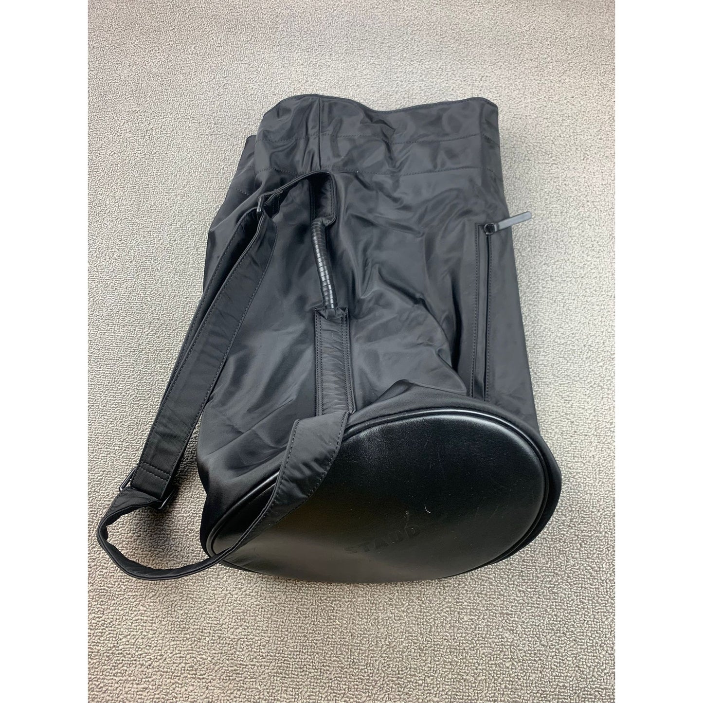 Staud Felix Men's Black Nylon Bag With Strap and handle. Drawstring