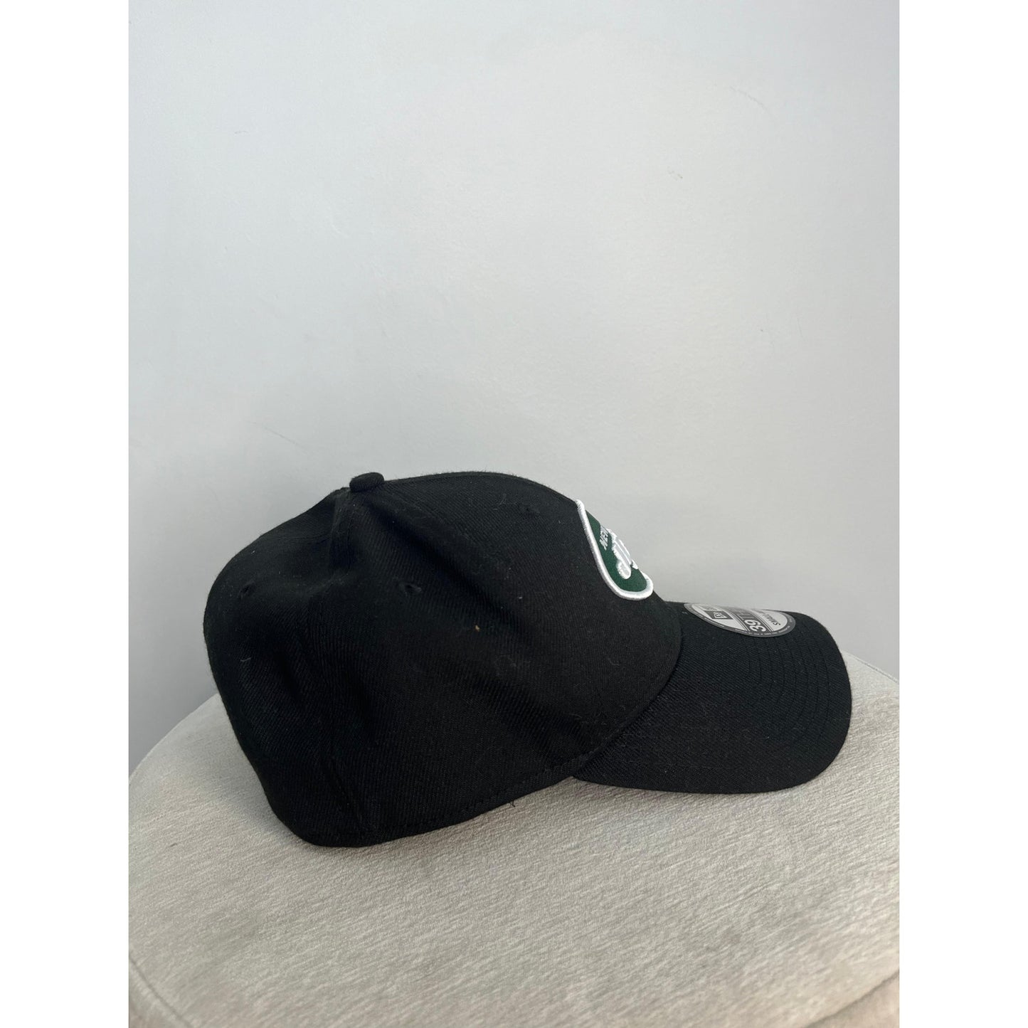New Era New York Jets Hat Men S-M NFL 39Thirty Stretch Fit Black Cap