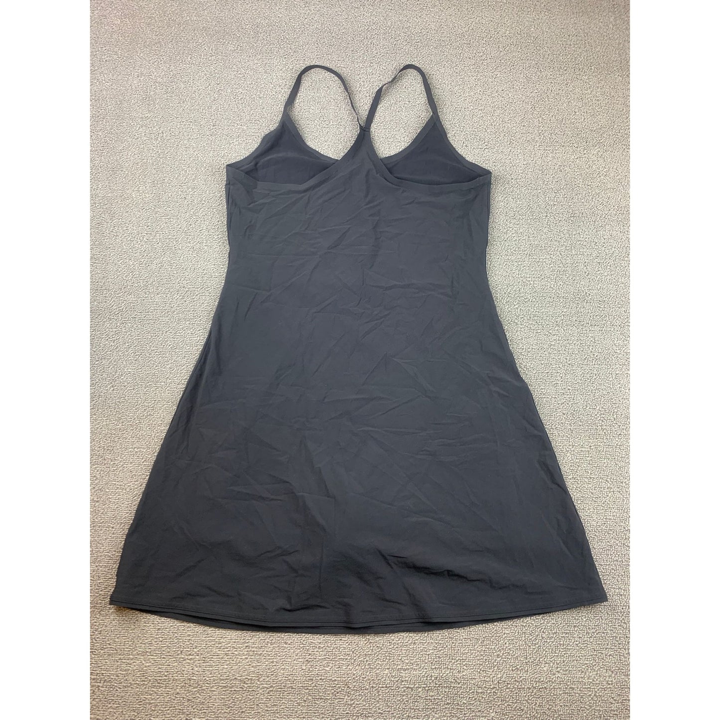 Outdoor Voices Women's Medium The Exercise Dress Black Lined Sporty