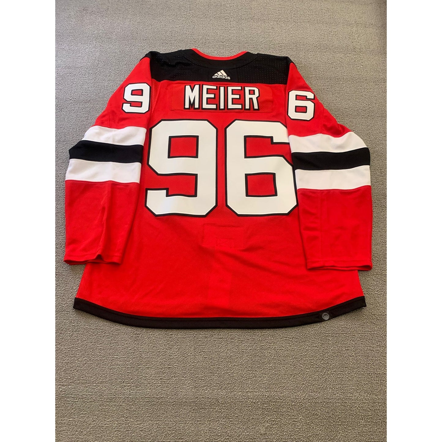 Adidas New Jersey Devils MEIER #96 NHL Hockey Jersey Size 54