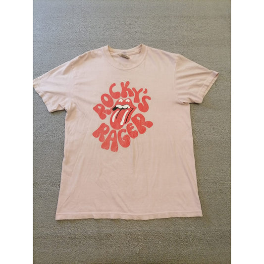 Comfort Colors Male Medium Rocky's Rager Graphic Tee Soft Cotton Casual Style