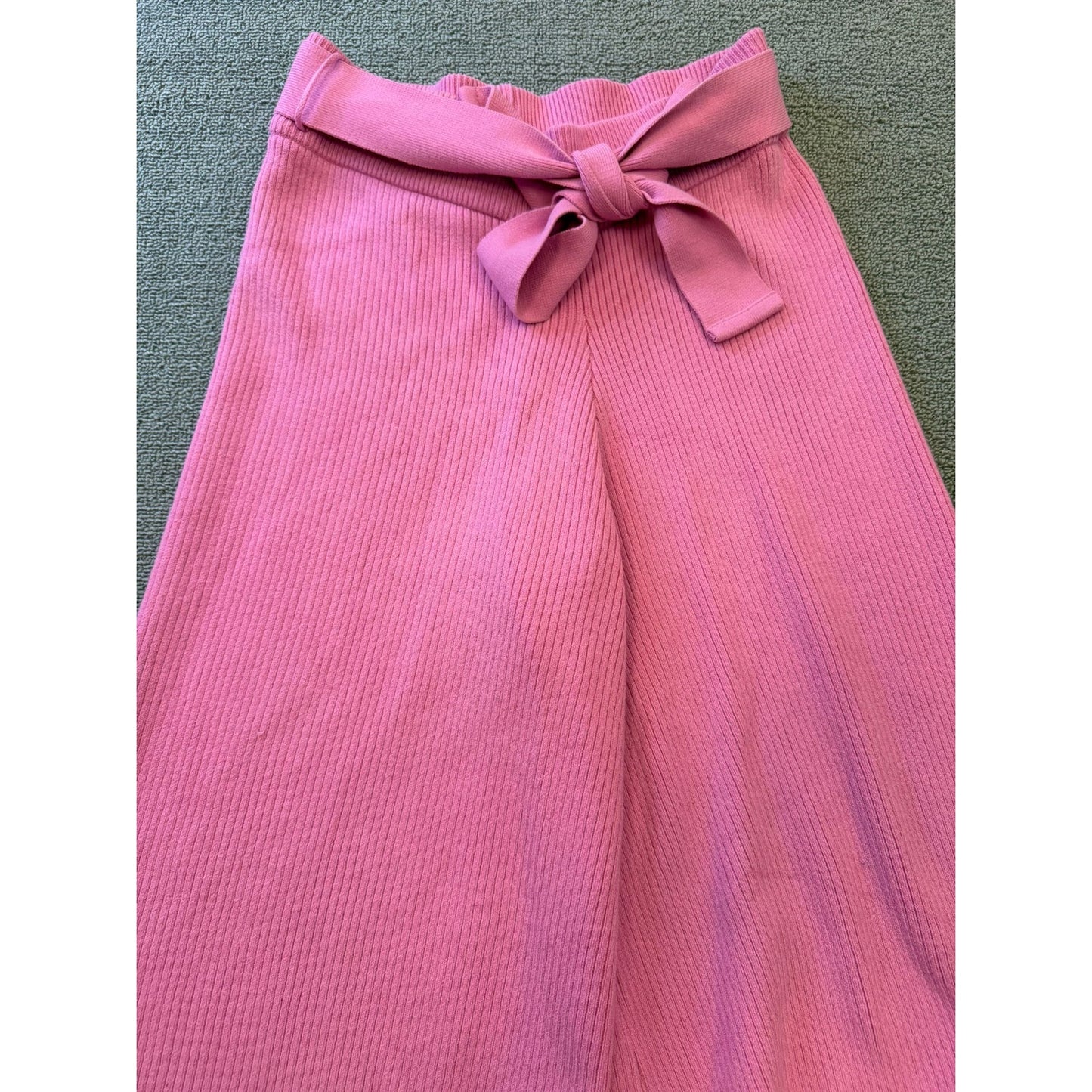 River Island Women Size 10 Pink Jumper Set Wide Leg