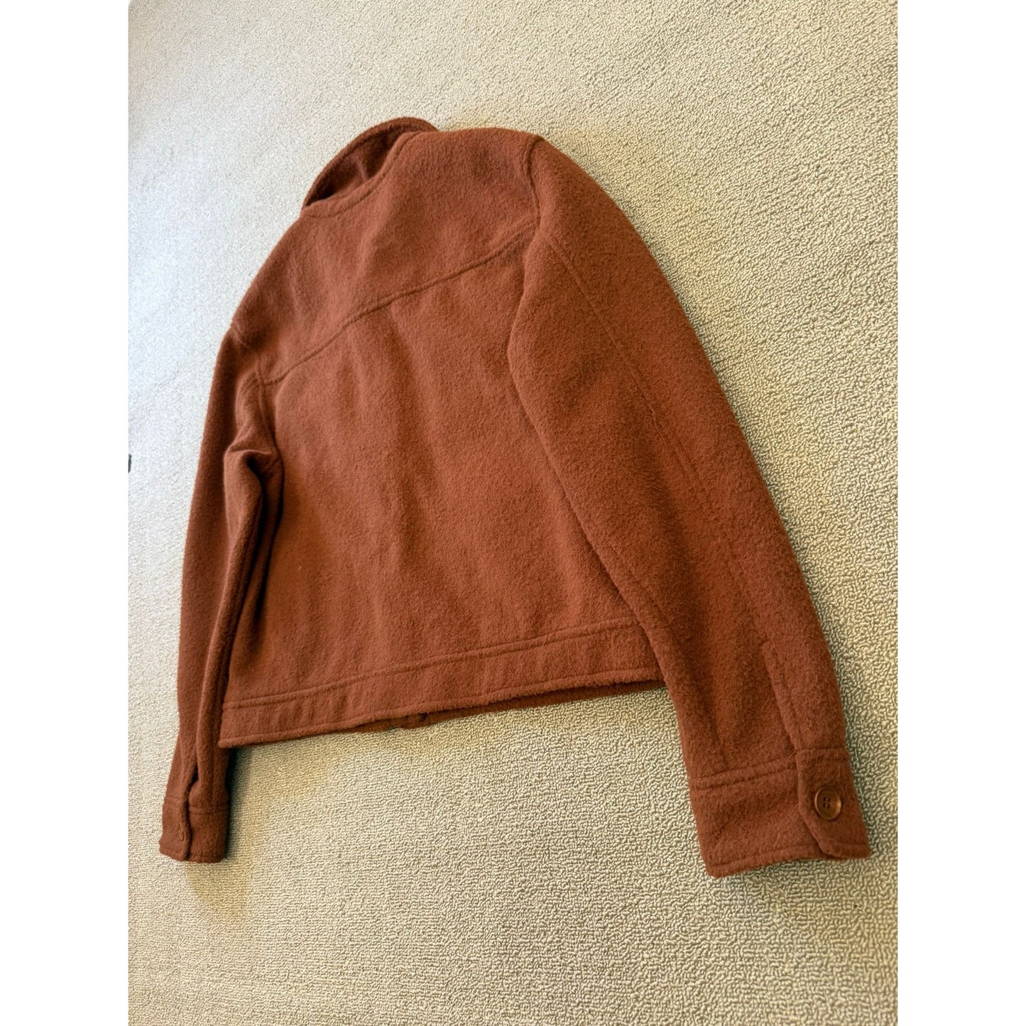 Joie Brown Jacket Women's Size L/G Button Up Outerwear