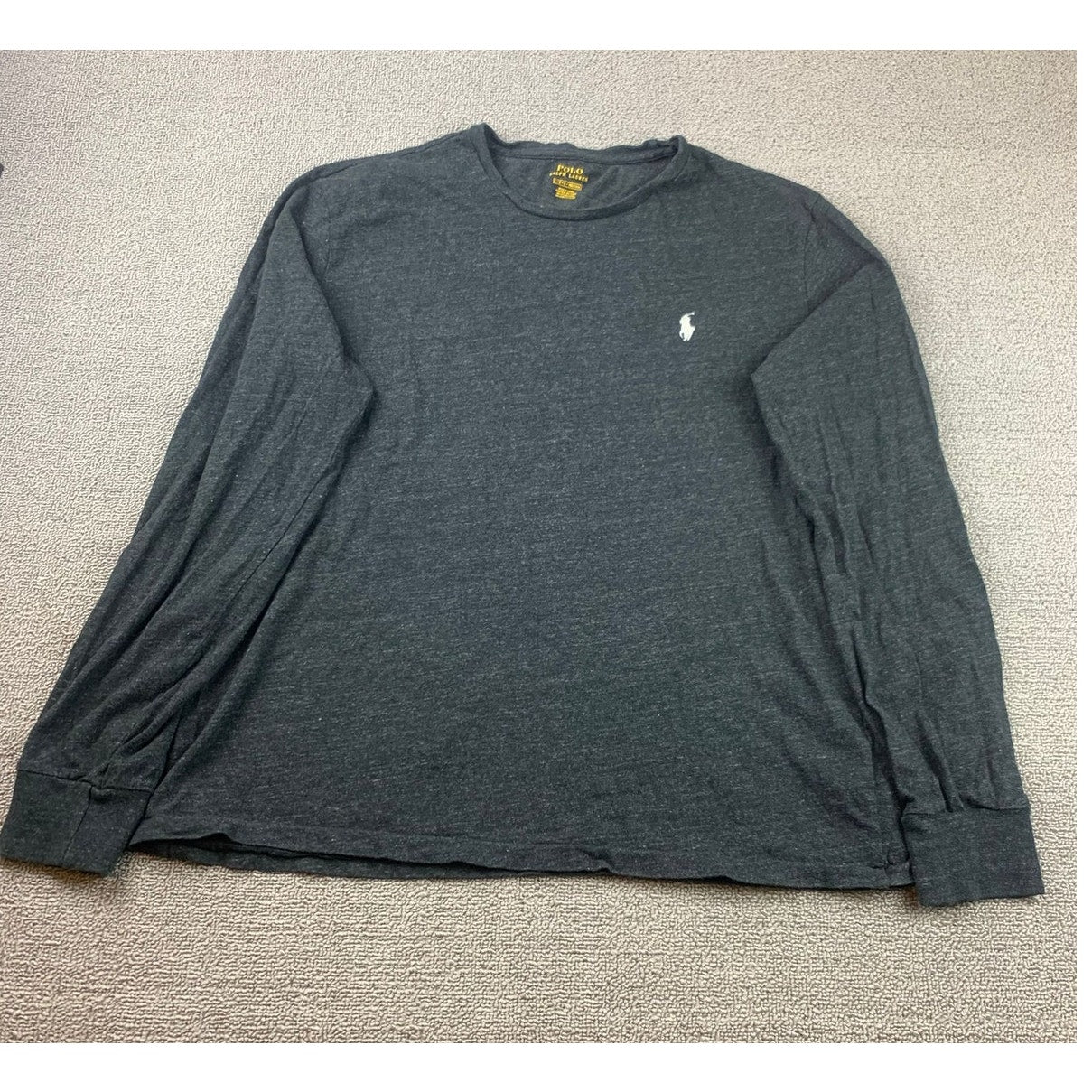Polo Ralph Lauren Men Large Gray Long Sleeve Shirt