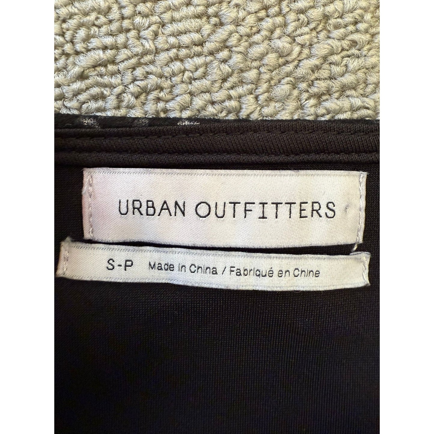 Urban Outfitters Female S P Black Metallic Animal Print Spaghetti Strap Dress