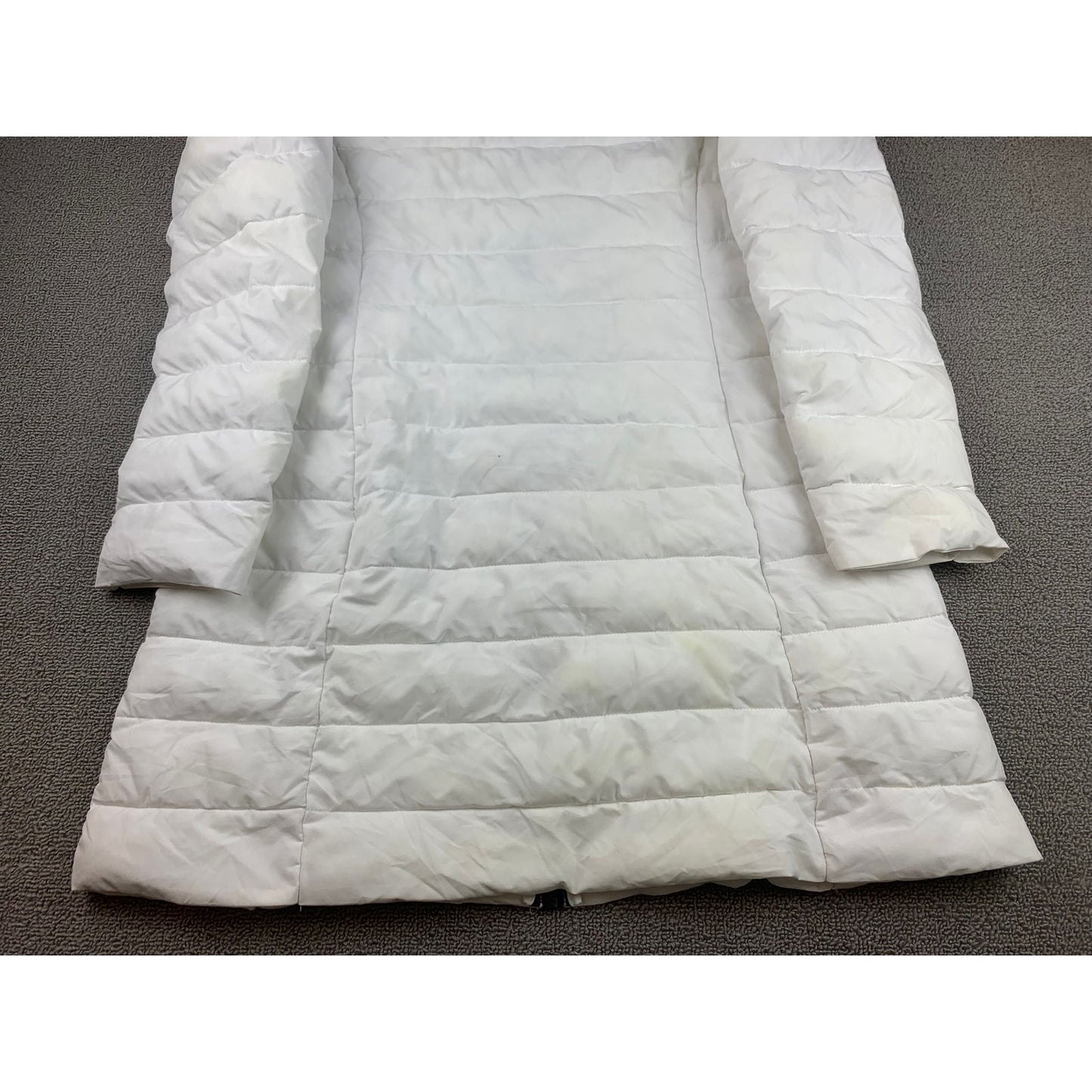 Guess Women's M White Puffer Jacket With Hood