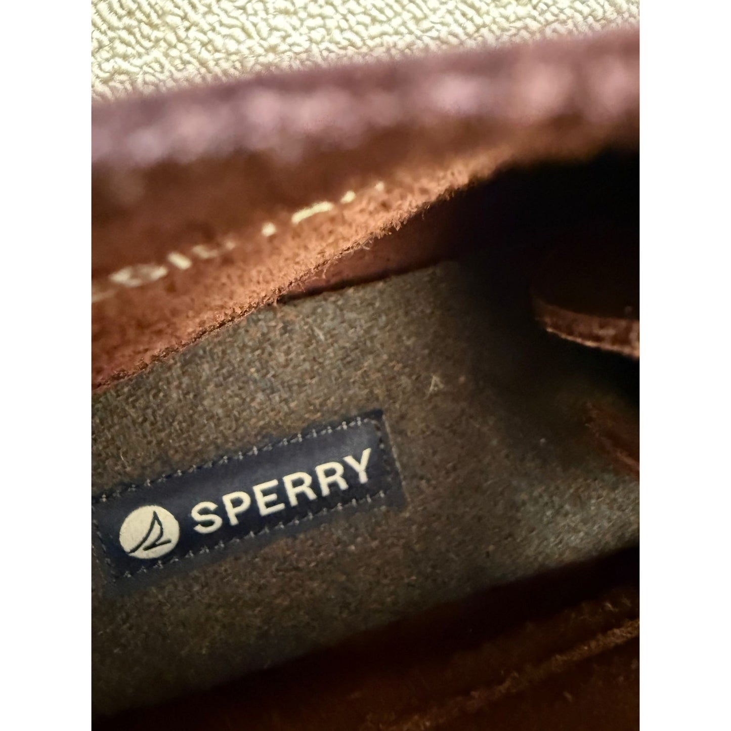 Sperry Men's Size 9 Brown Leather Boots Made in Indonesia