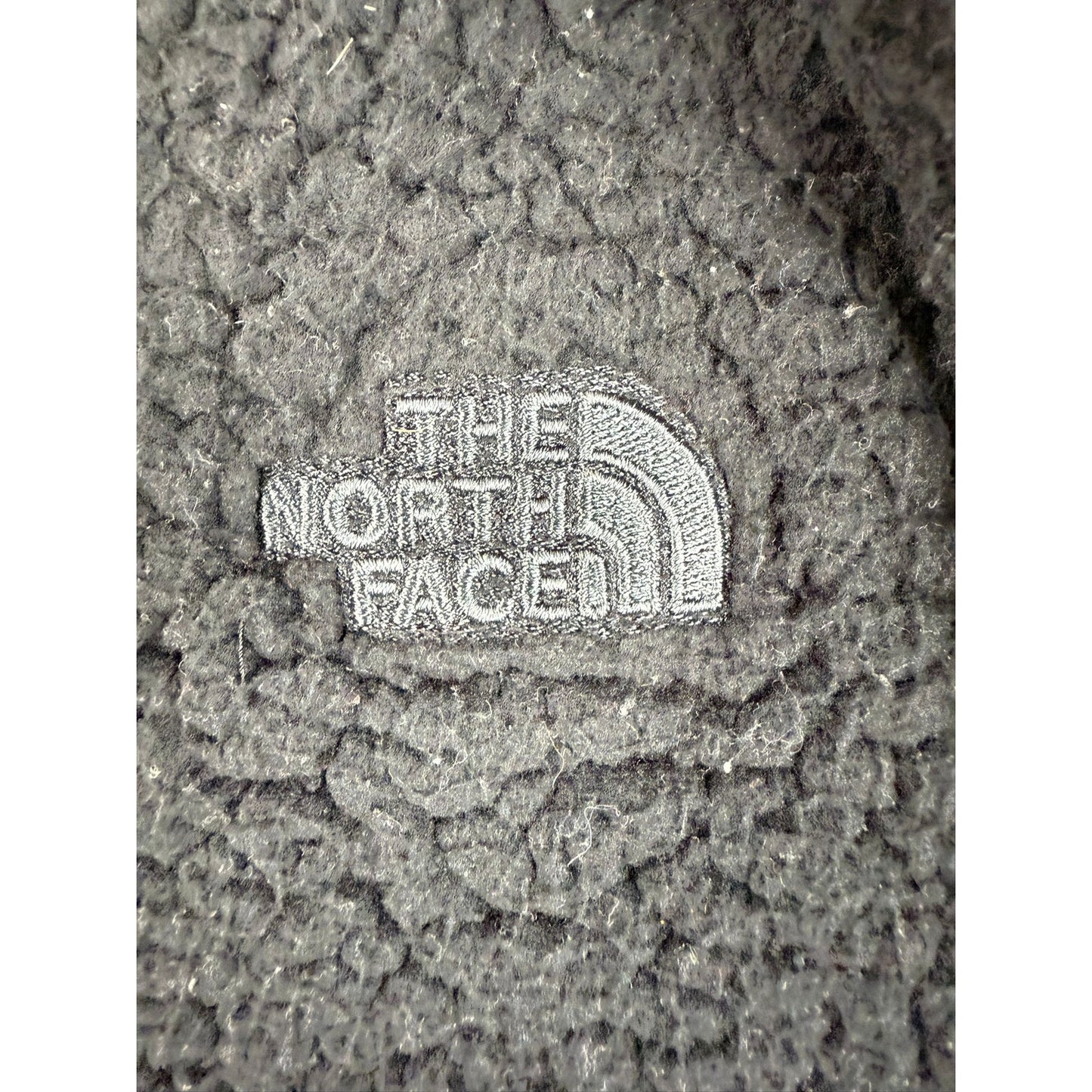 The North Face Women's Size Medium Black Fleece Hooded Puffer Jacket Reversable