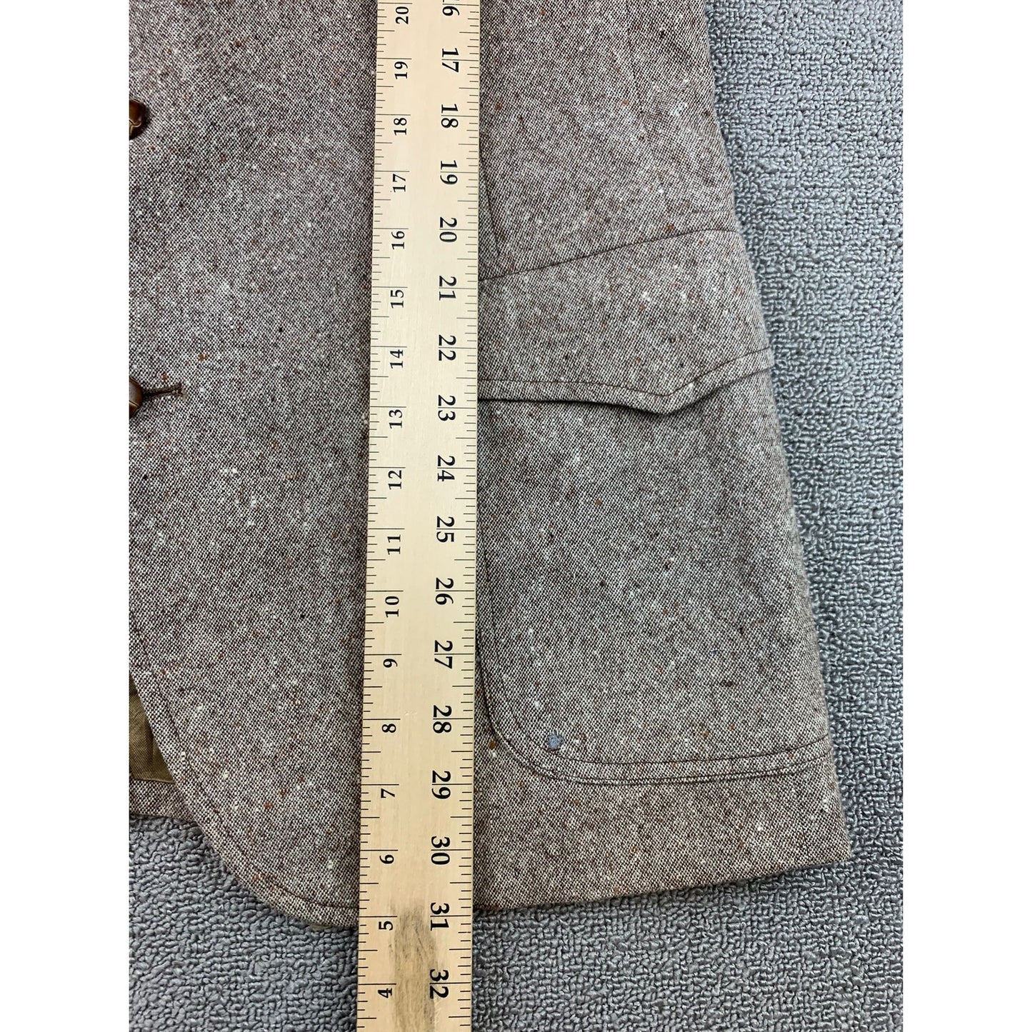 VTG Pendleton Mens High Grade Western Wear Wool Suede Sports Coat Jacket Size 44
