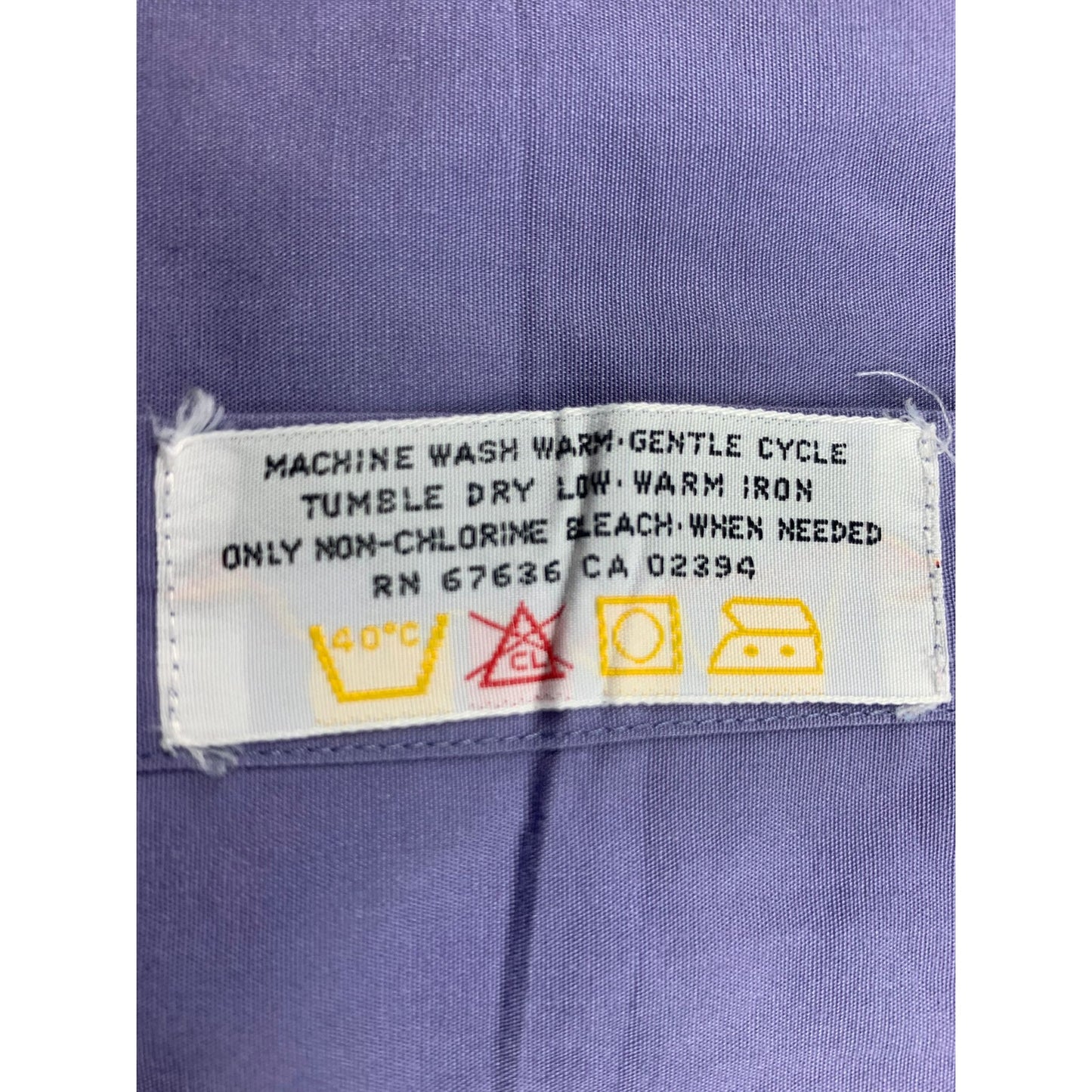 Yves Saint Laurent Men's 16.5 32/33 Purple Dress Shirt Long Sleave