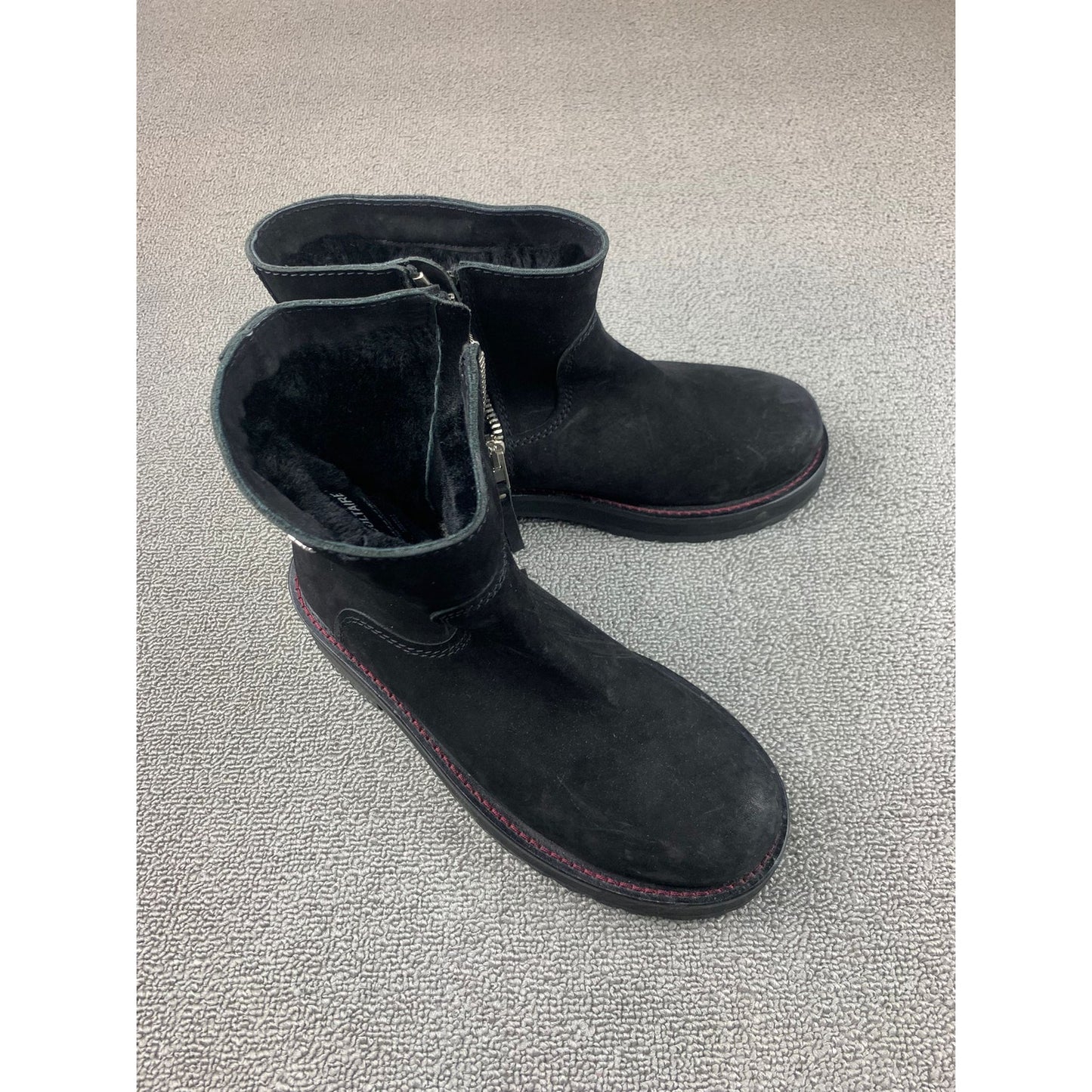 Zadig & Voltaire Women's 38 Black Leather Ankle Boots