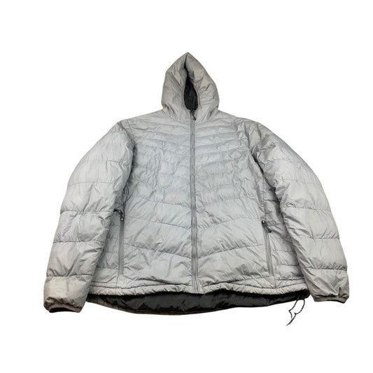 Champion Men's XL Gray Omni Insulated Puffer Jacket With Hood