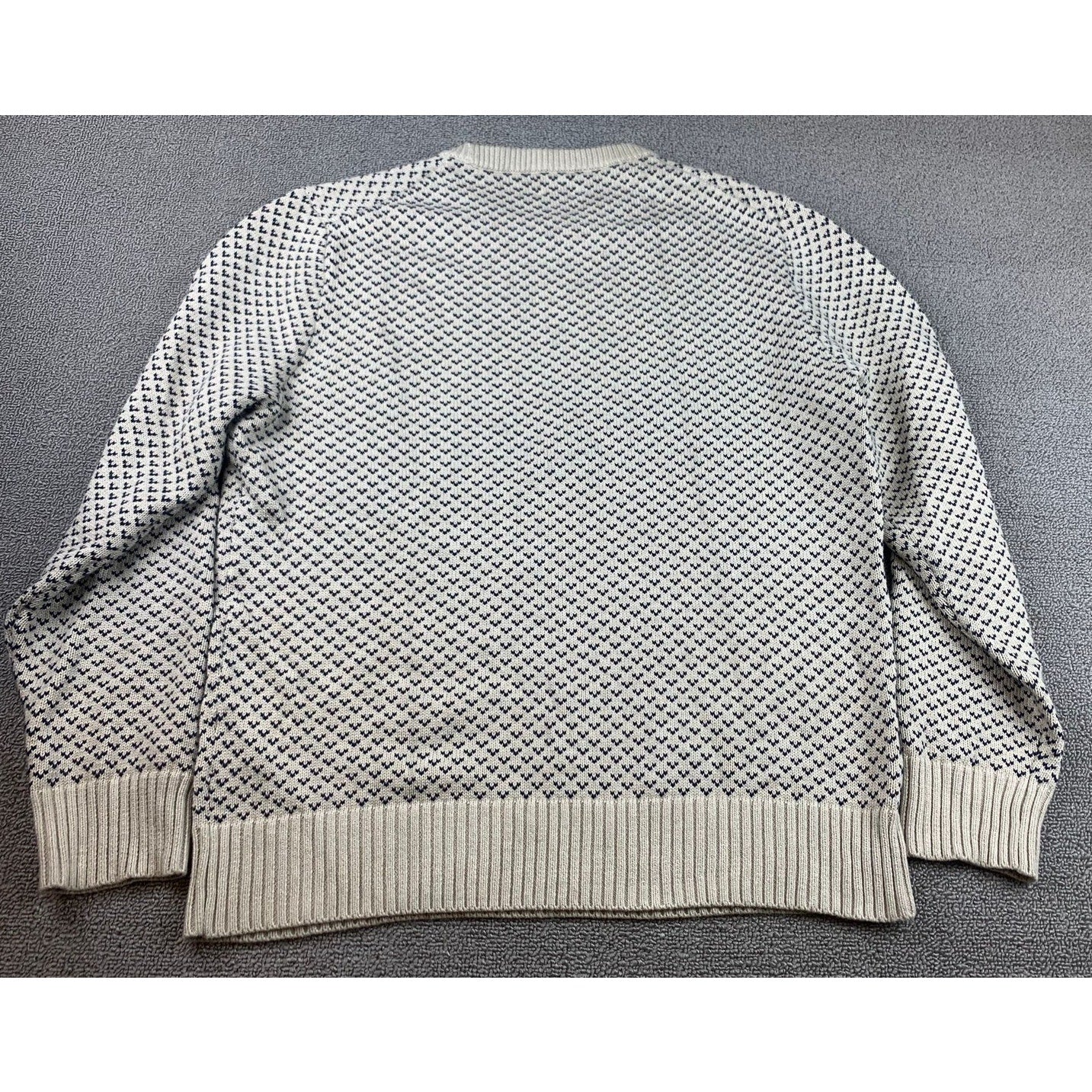 J. Crew Men's Medium Heritage cotton sweater in bird's-eye stitch 100% Cotton