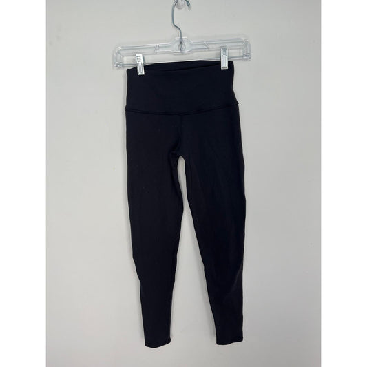 Alo Yoga Black Leggings Women XS High Rise Stretch Activewear
