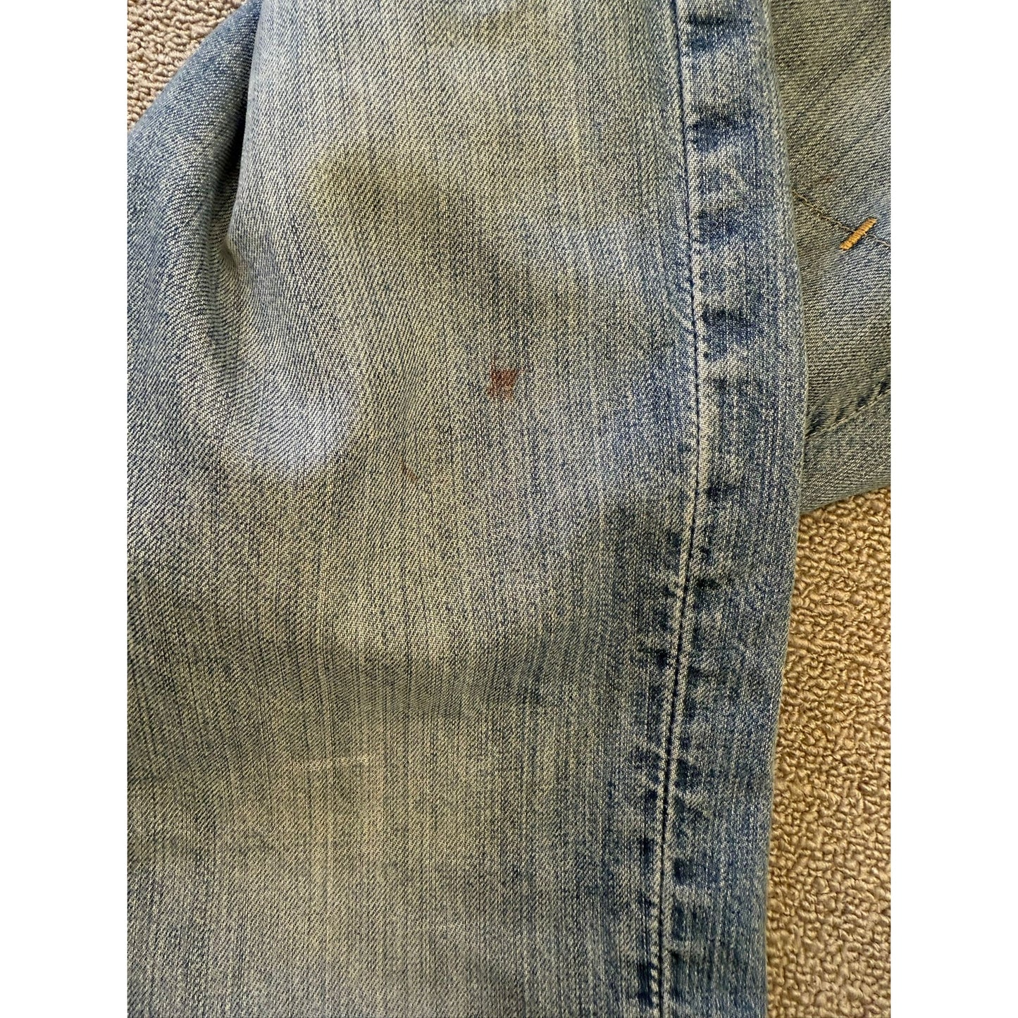 Polo Ralph Lauren Vintage Men's Jeans W33 L34 Straight Leg Blue Denim Authentic