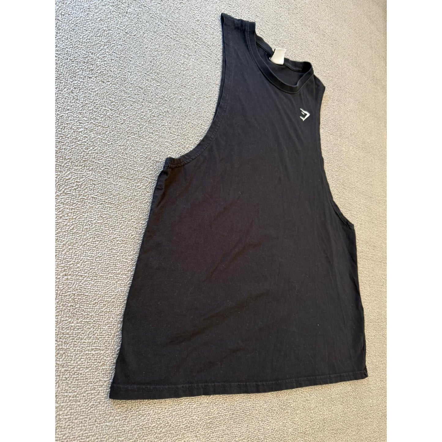 Gymshark Women Small Black Muscle Fit Tank Top