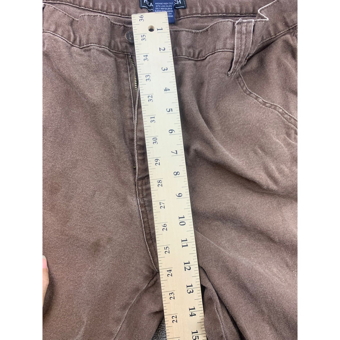 Real Ranch Men 40x34 Brown Work Cargo Pants