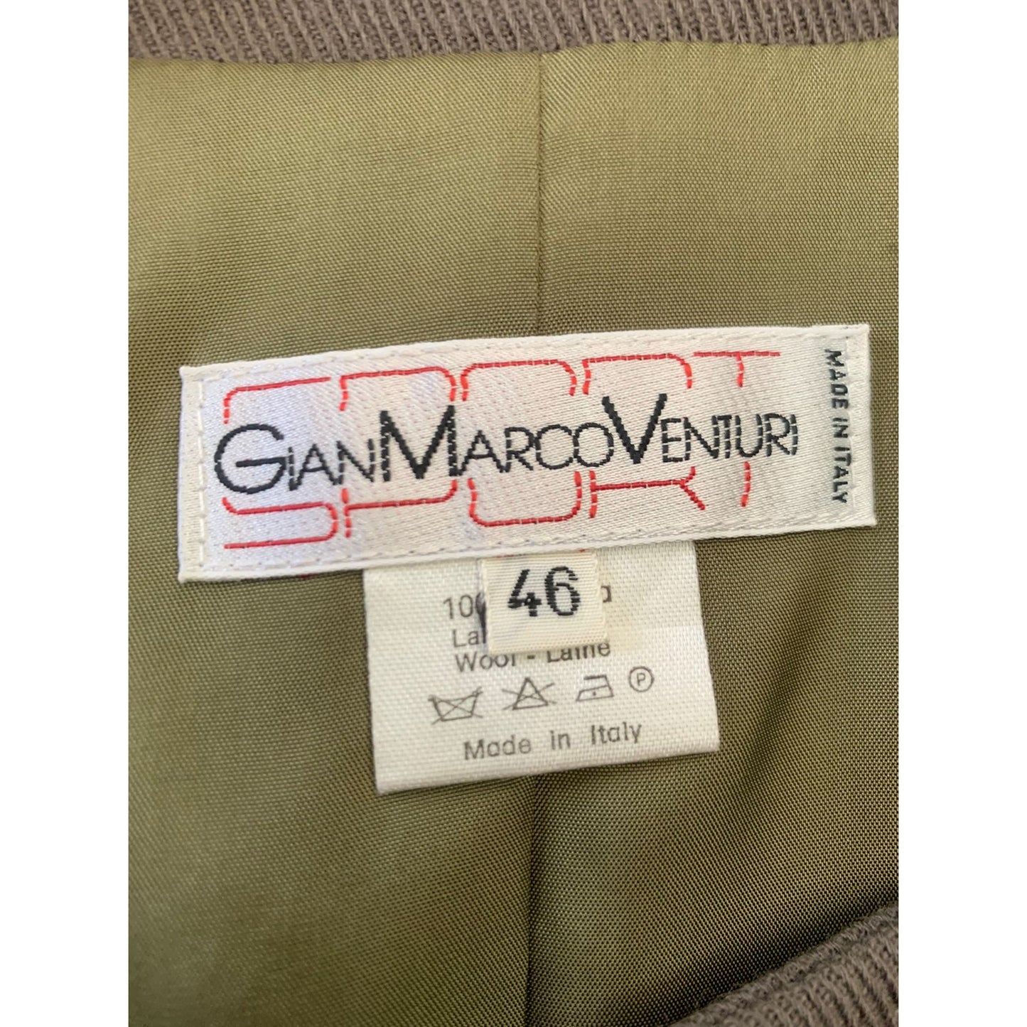 GianMarco Venturi Women's 46 Brown Button Front Long Jacket