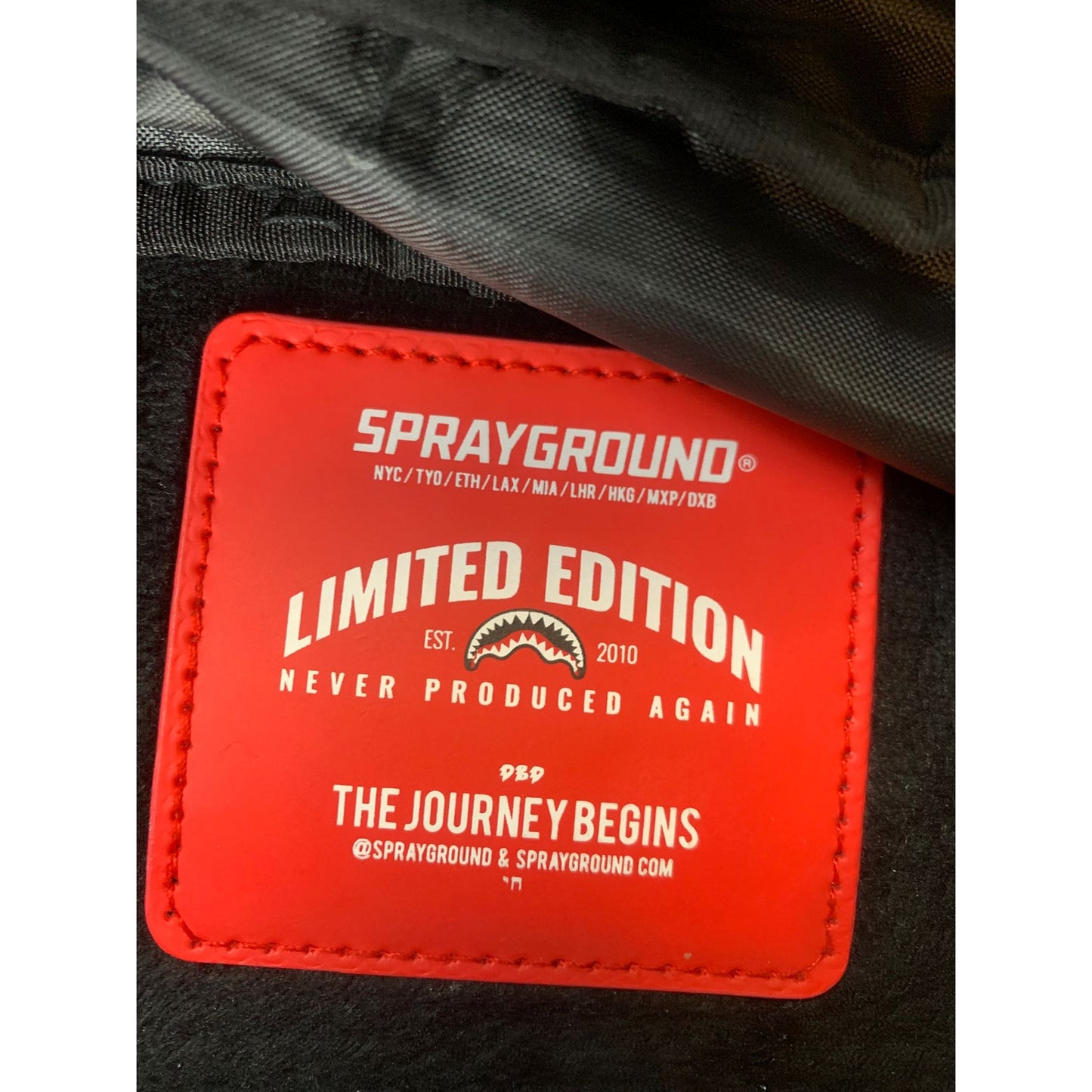 Sprayground Men Patch Backpack Bag Limited Edition Patches