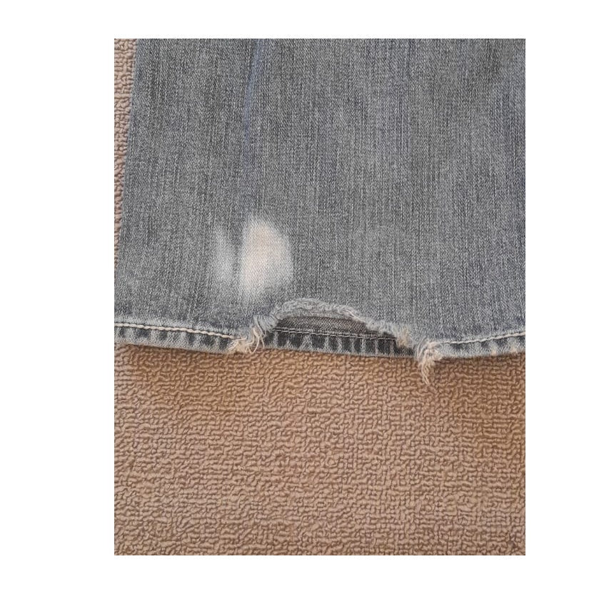 True Religion Womens 32 Light Wash Blue Bootcut Distressed Ripped Jeans