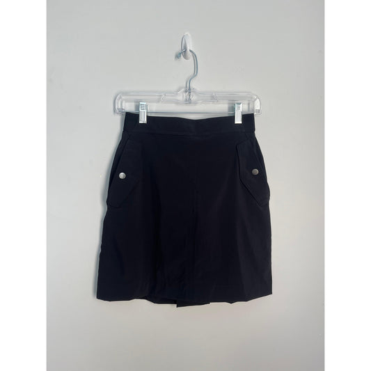 Athleta Skort Women 2 Black Athletic Performance Stretch Utility Pockets