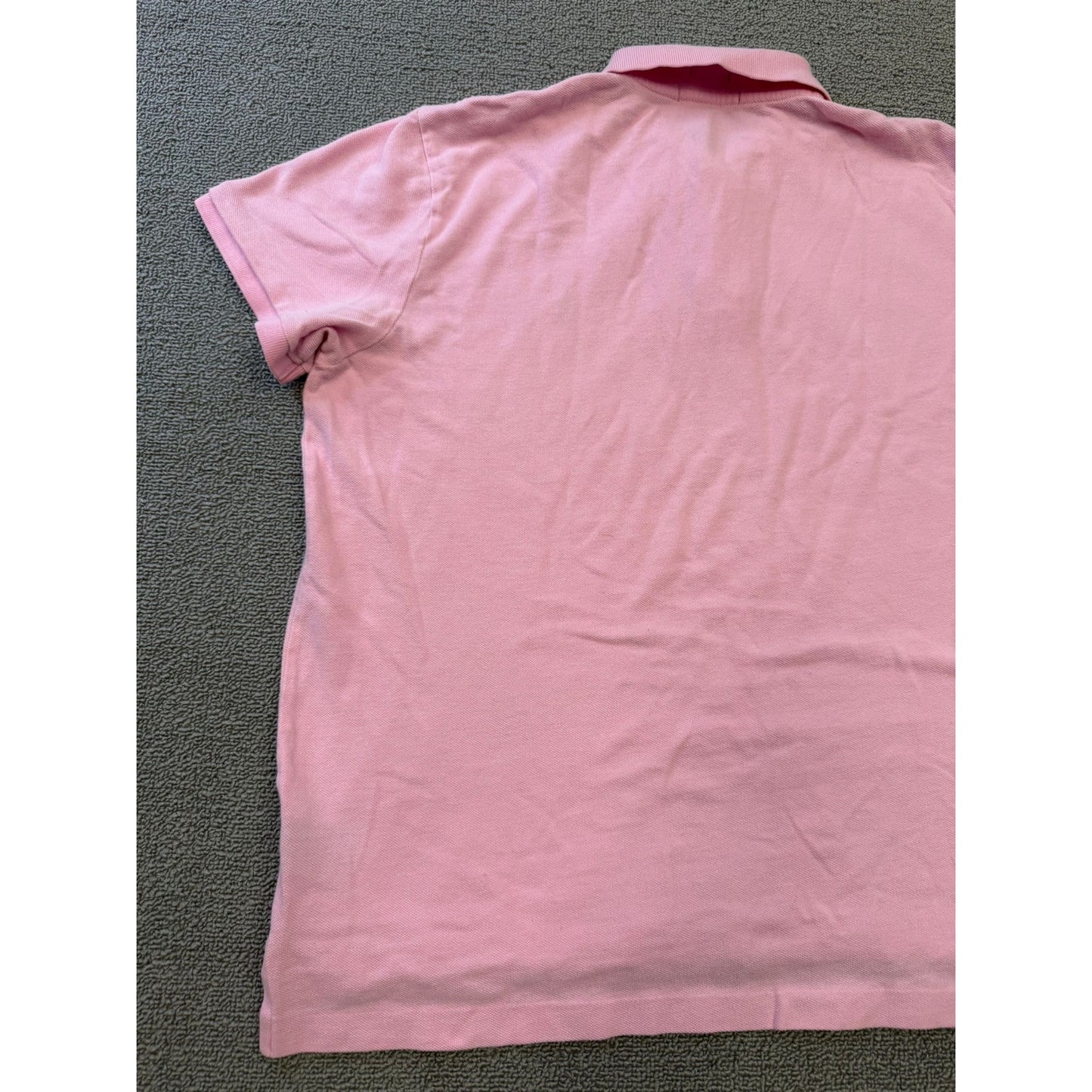 Ralph Lauren XL Pink Polo Shirt Rugby Short Sleeve Collared