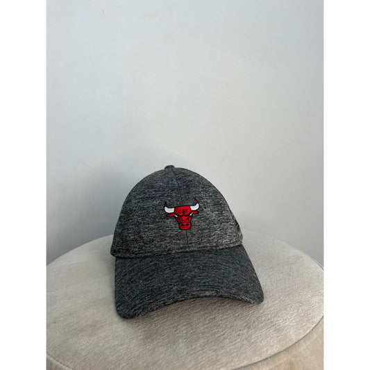 New Era Chicago Bulls Hat Mens One Size Gray Heather Adjustable Cap NBA