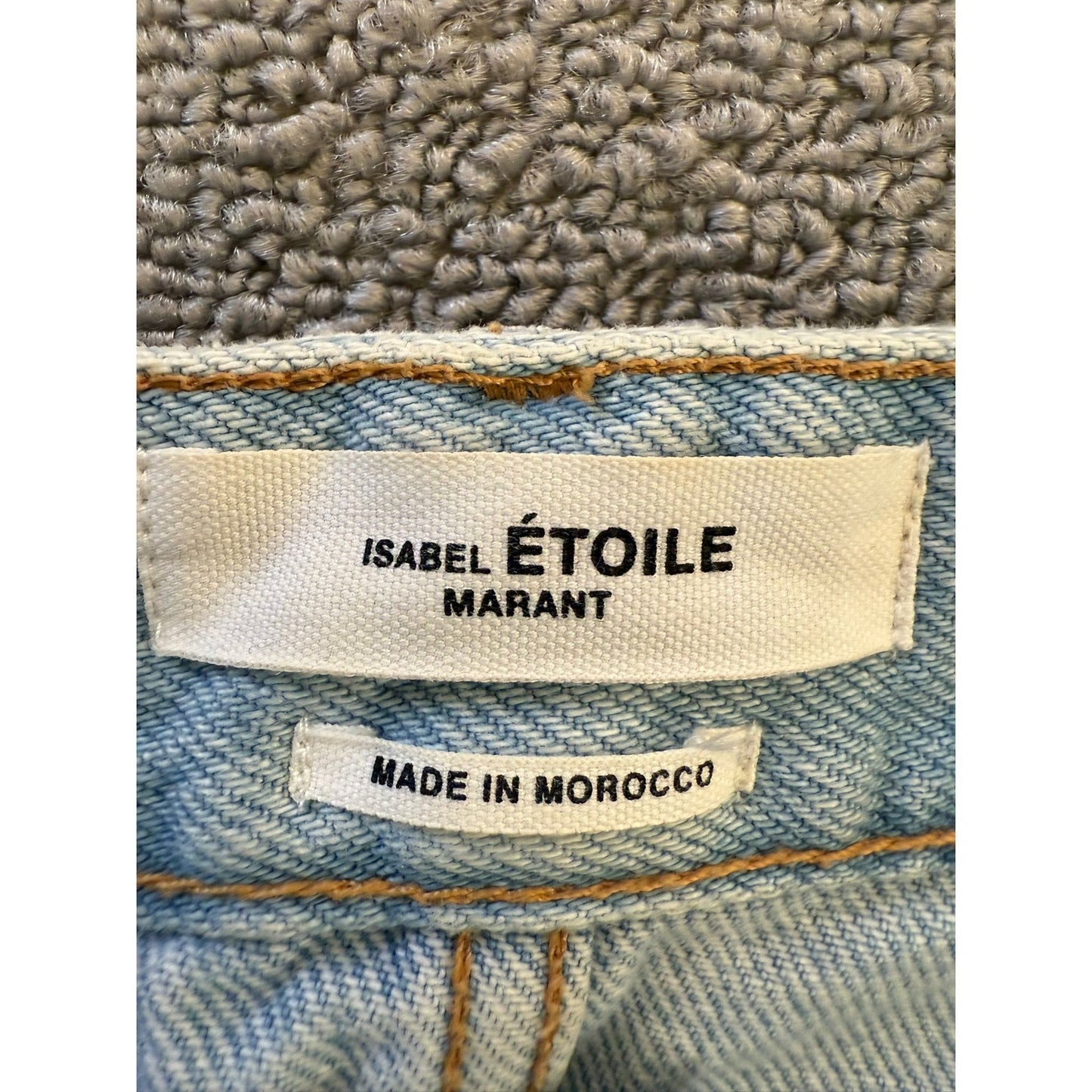 Isabel Marant Etoile Size 34 Womens Light Wash Floral Jeans